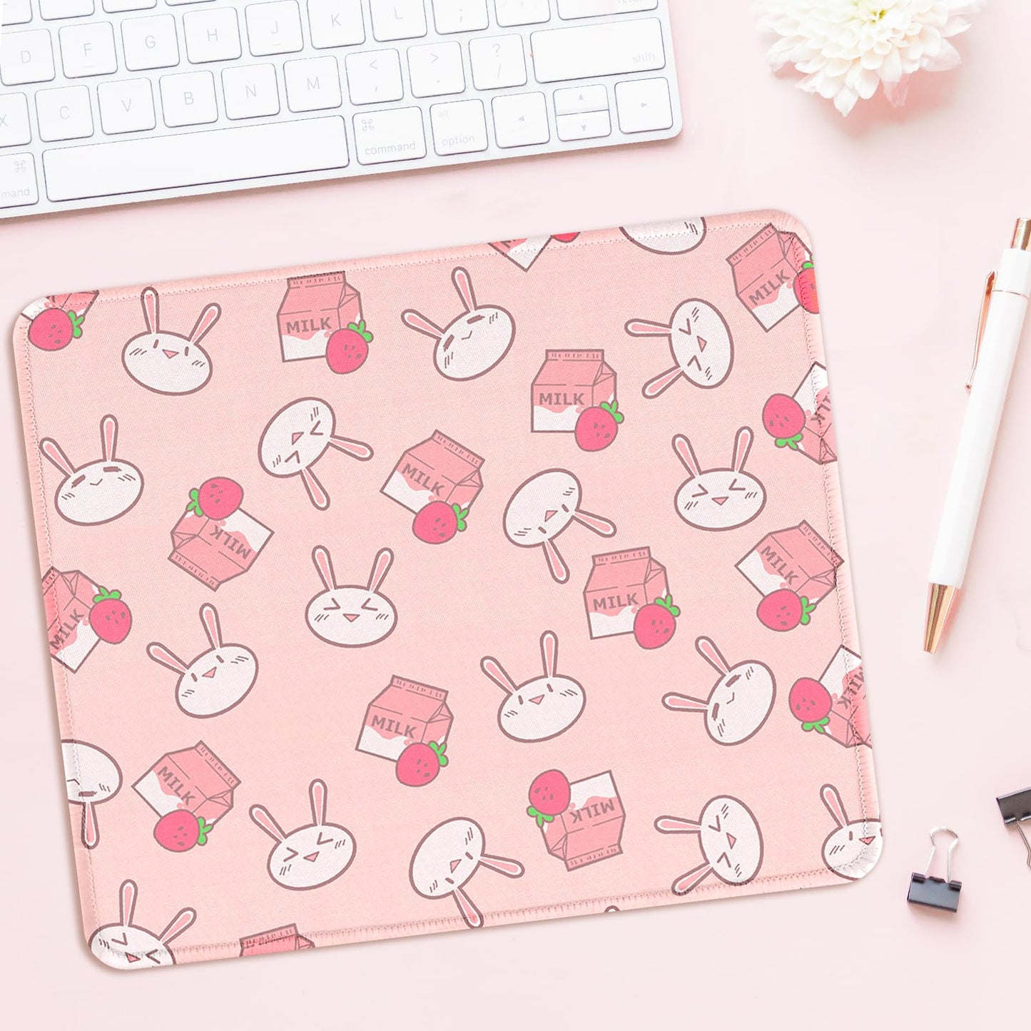 Ksriylm Mauspad,Quadratisches Niedliches Schwarzer Panther Mouse Pad,für Büro und Zuhause,Mousepad mit Motiv,wasserdichtes Mousepad,rutschfeste Gummiunterseite,Computer-Mauspads für kabellose Maus