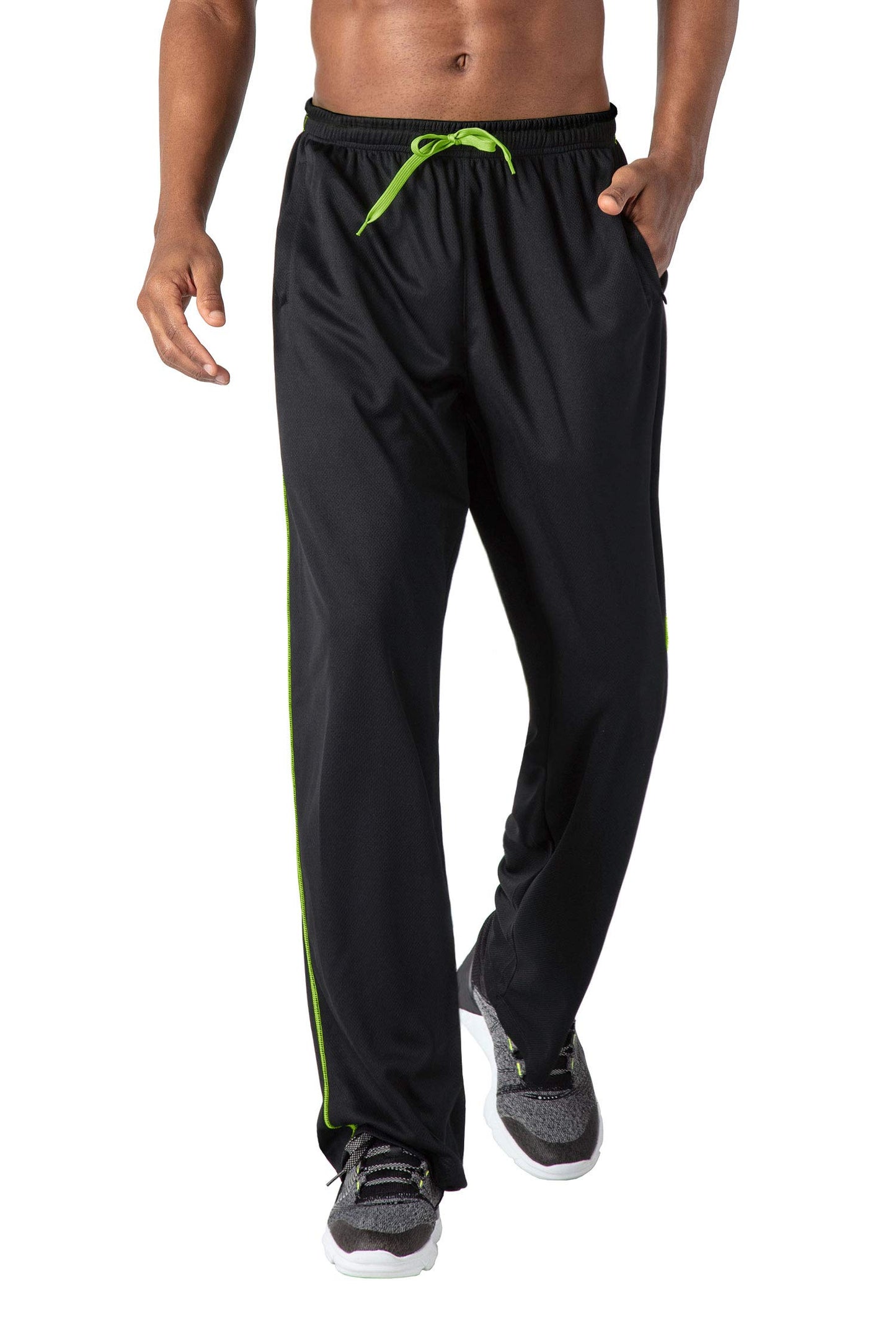 KEFITEVD Men’s Lightweight Jogging Pants with Zip Pockets