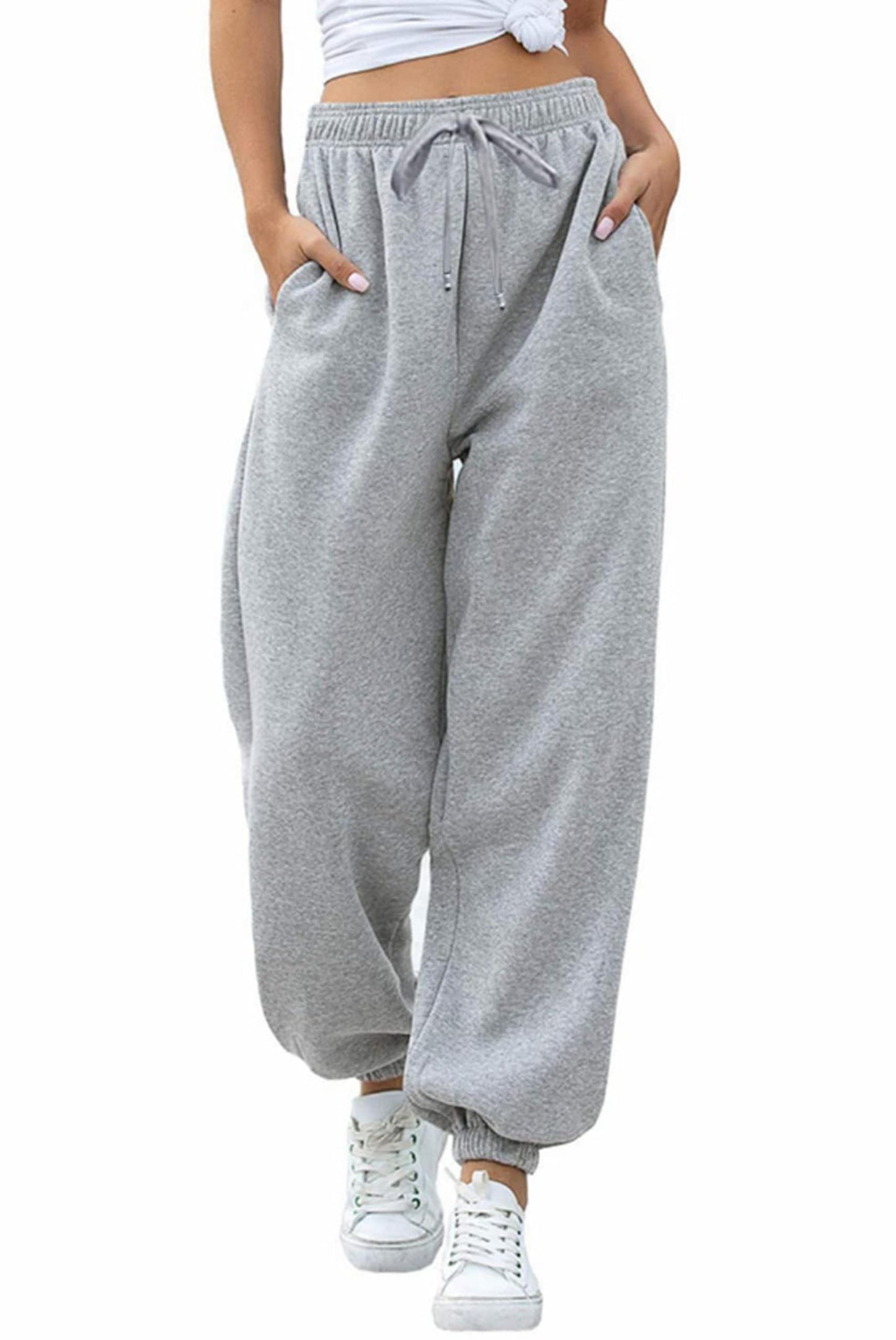 Jhsnjnr Women’s High Waist Jogging Sweatpants