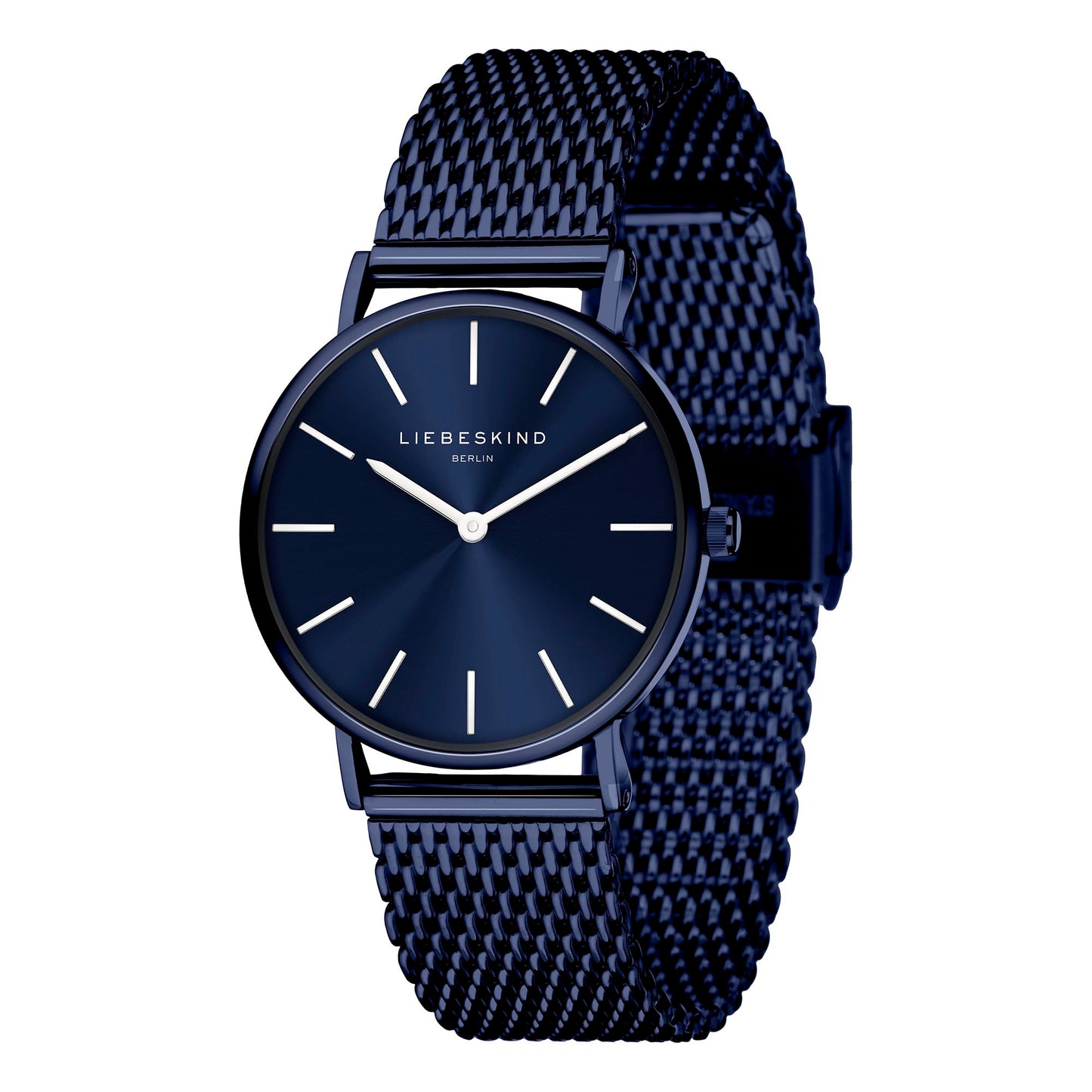 Liebeskind Berlin stainless steel watch with adjustable mesh strap
