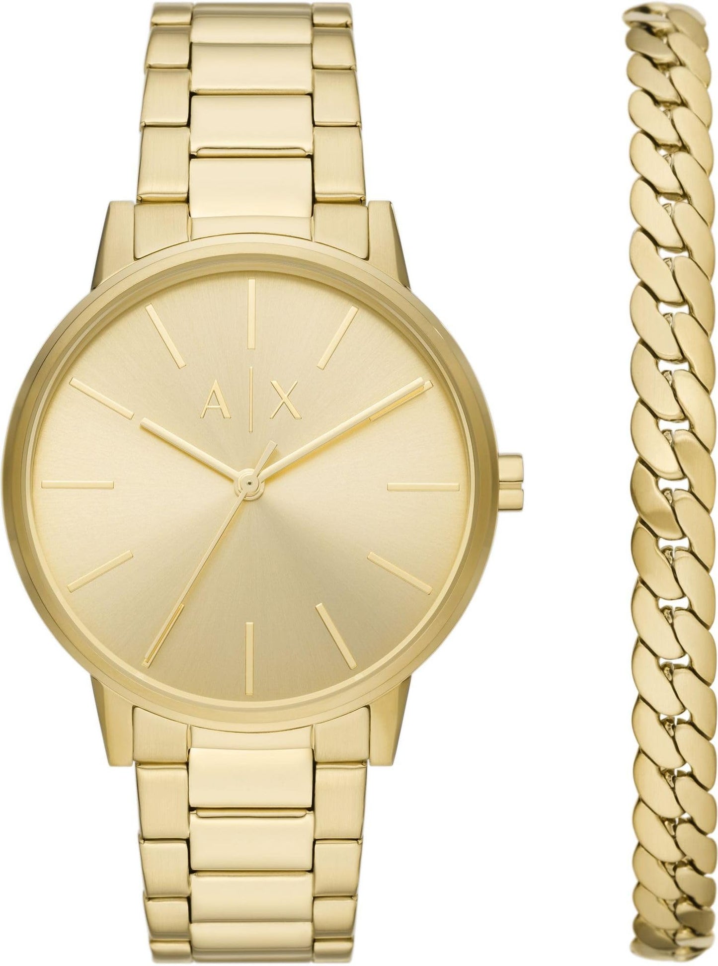 Armani Exchange Watch for Men, Quartz Movement and 42mm Case Size with Stainless Steel, Leather or Silicone Strap