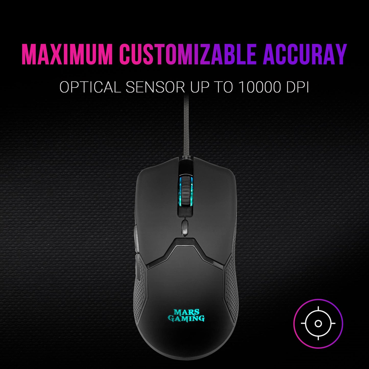 MARSGAMING MCP-RGB3, Pack Gaming Keyboard Fixed RGB + Gaming Mouse RGB Flow 3200 DPI + Headset Over-Ear RGB + XXL Mouse Pad, White, Portuguese Language