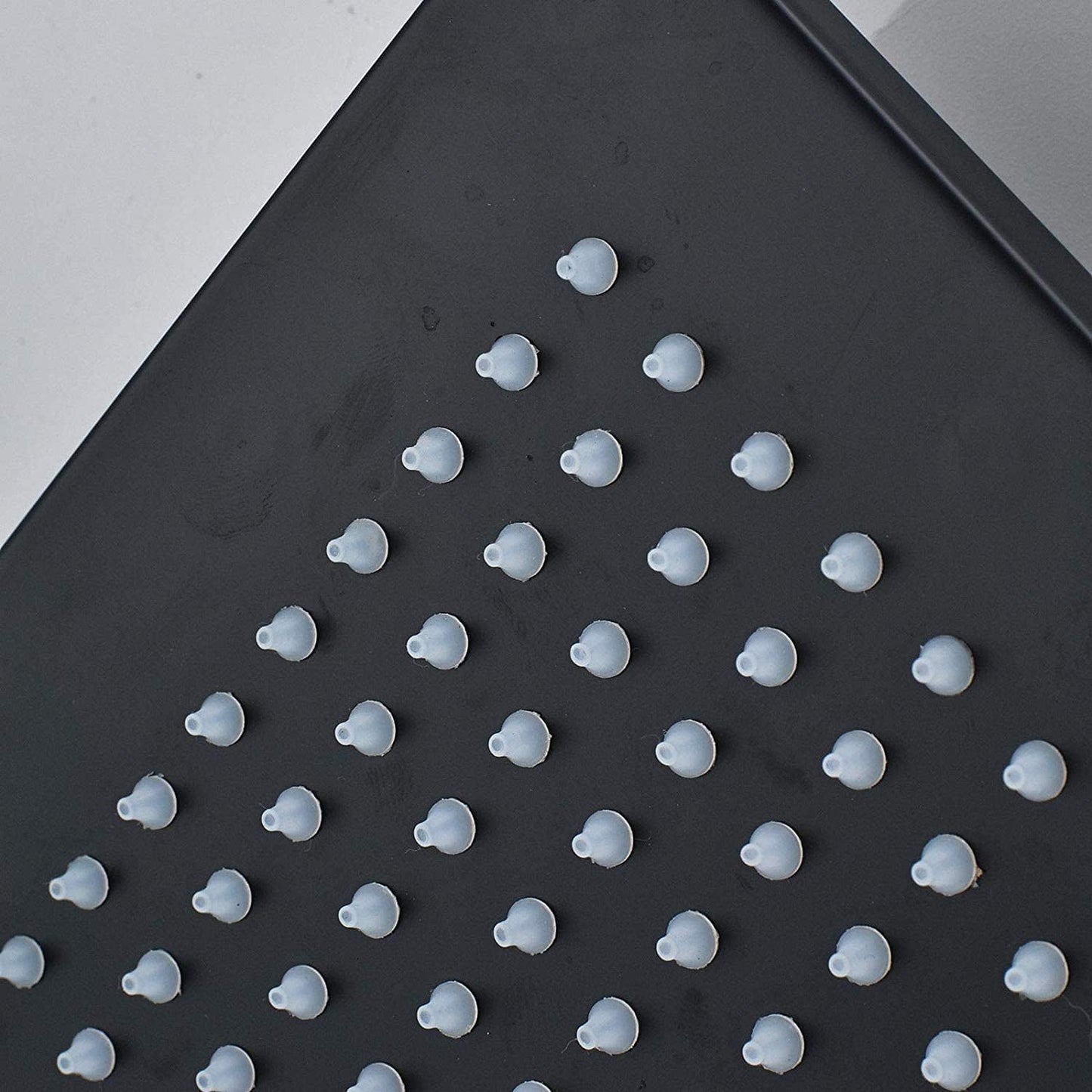 JUNSOTTOR 30 * 30cm Luxus LED Regendusche Einbau-Duschkopf Deckenbrause Quadrat Überkopfbrause Farbewelchseln nach Temperatur aus Messing Schwarz