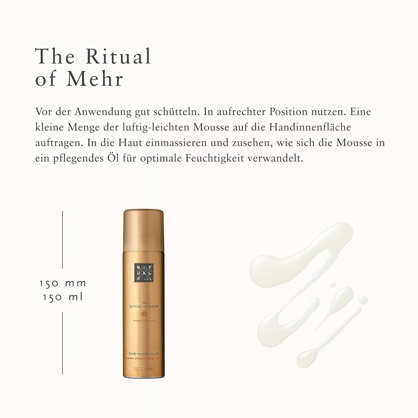 RITUALS The Ritual of Mehr Body Mousse-to-Oil (150ml)