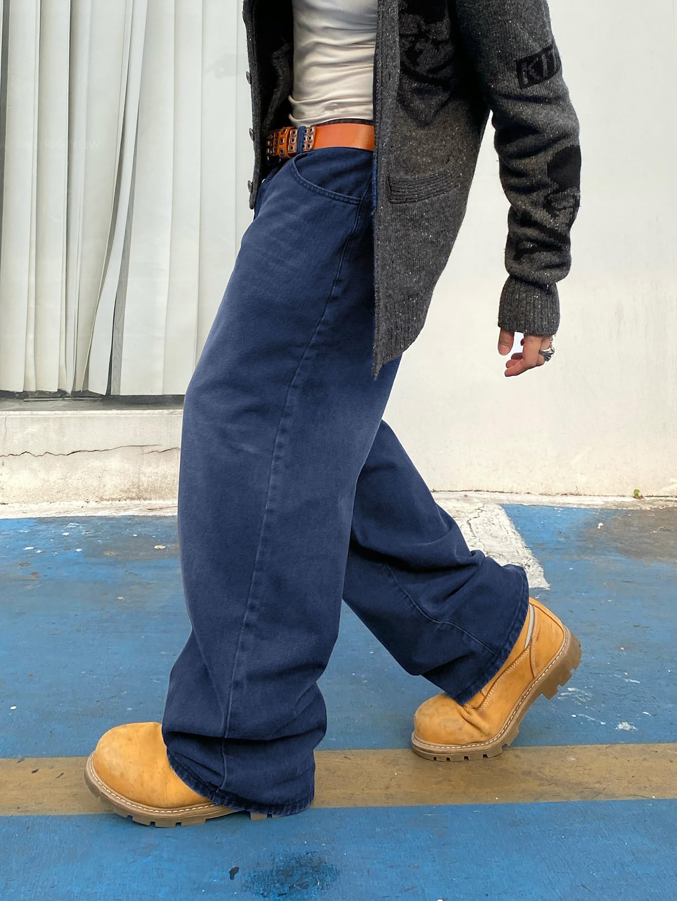 Zewool Men’s Baggy Hip Hop Jeans