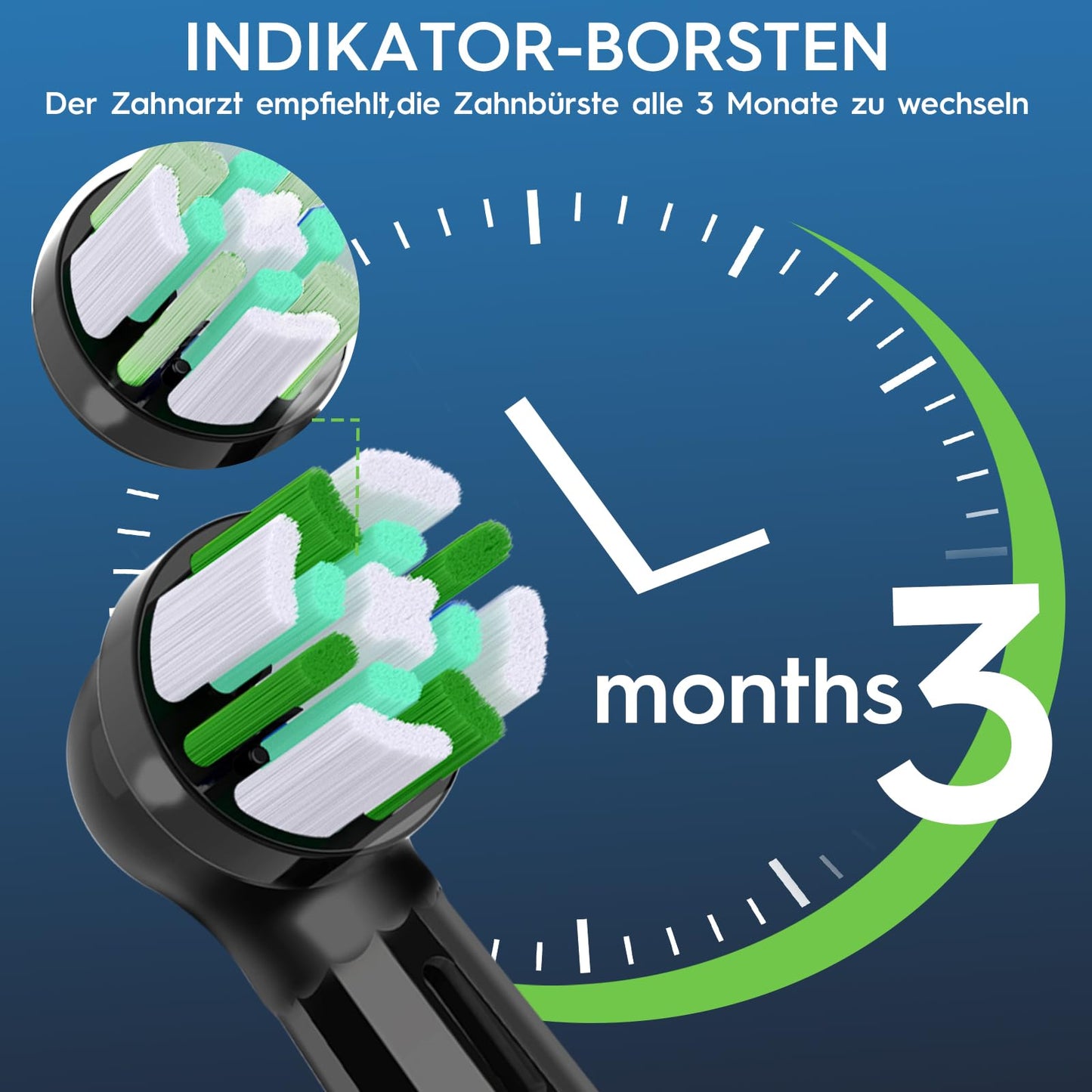12er Aufsteckbürsten Kompatibel mit Oral B iO 3N 3 4 5 6 7 8 9 10 Series Zahnbürste Elektrische, IO Zahnbürste Aufsätze Für Zahnfleischpflege und Zahnreinigung (Schwarz/Weiß)