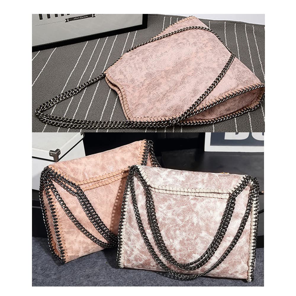 Women’s Chain Crossbody Bag – Large Hobo Shoulder Bag