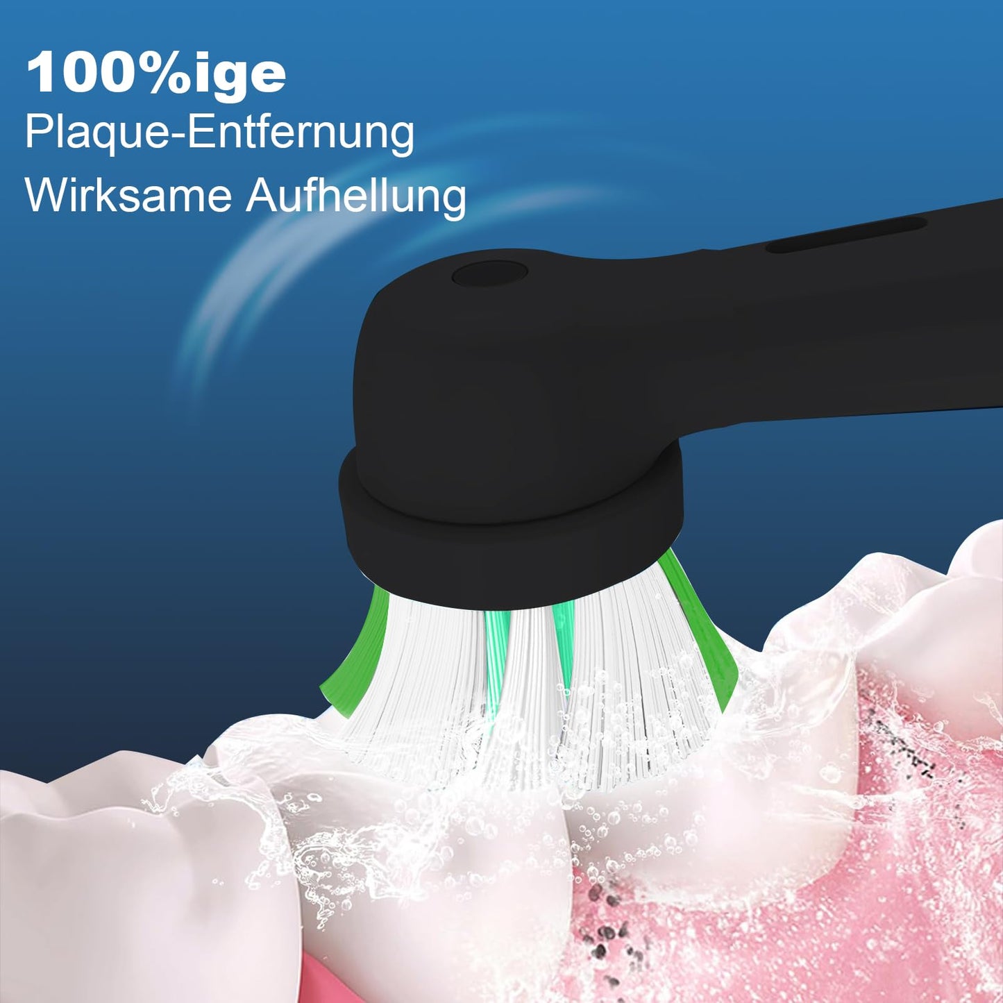 12er Aufsteckbürsten Kompatibel mit Oral B iO 3N 3 4 5 6 7 8 9 10 Series Zahnbürste Elektrische, IO Zahnbürste Aufsätze Für Zahnfleischpflege und Zahnreinigung (Schwarz/Weiß)