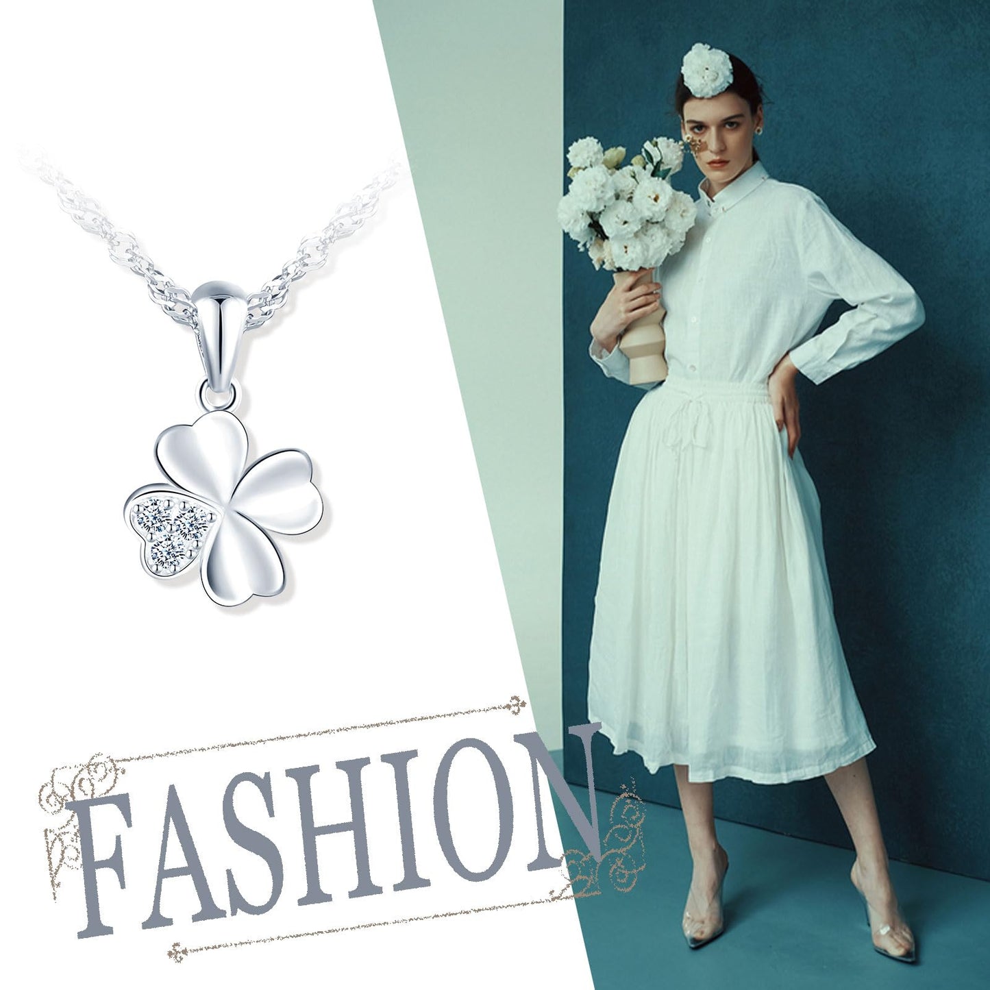Feilok Four-Leaf Clover Necklace