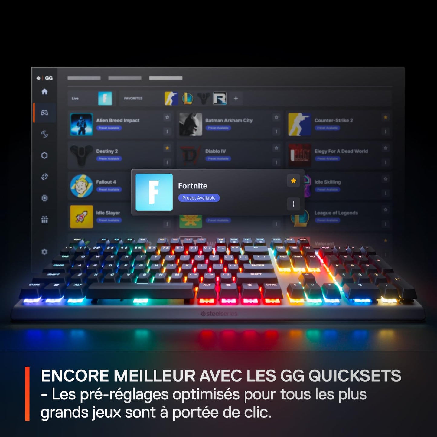 SteelSeries Apex Pro Gen 3 - HyperMagnetic Gaming-Tastatur - OmniPoint 3.0 Switches - anpassbares Ansprechverhalten - Rapid Trigger - Rapid Tap/SOCD - OLED - RGB - PBT-Keycaps - DE Layout QWERTZ