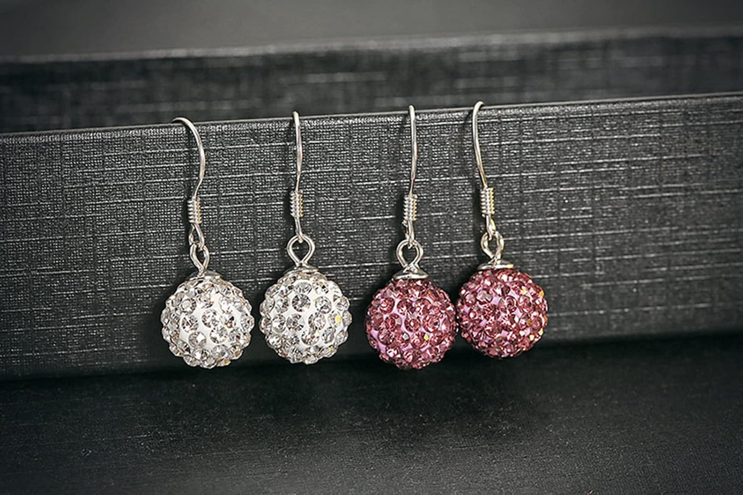 4 Pairs of 925 Sterling Silver Earrings