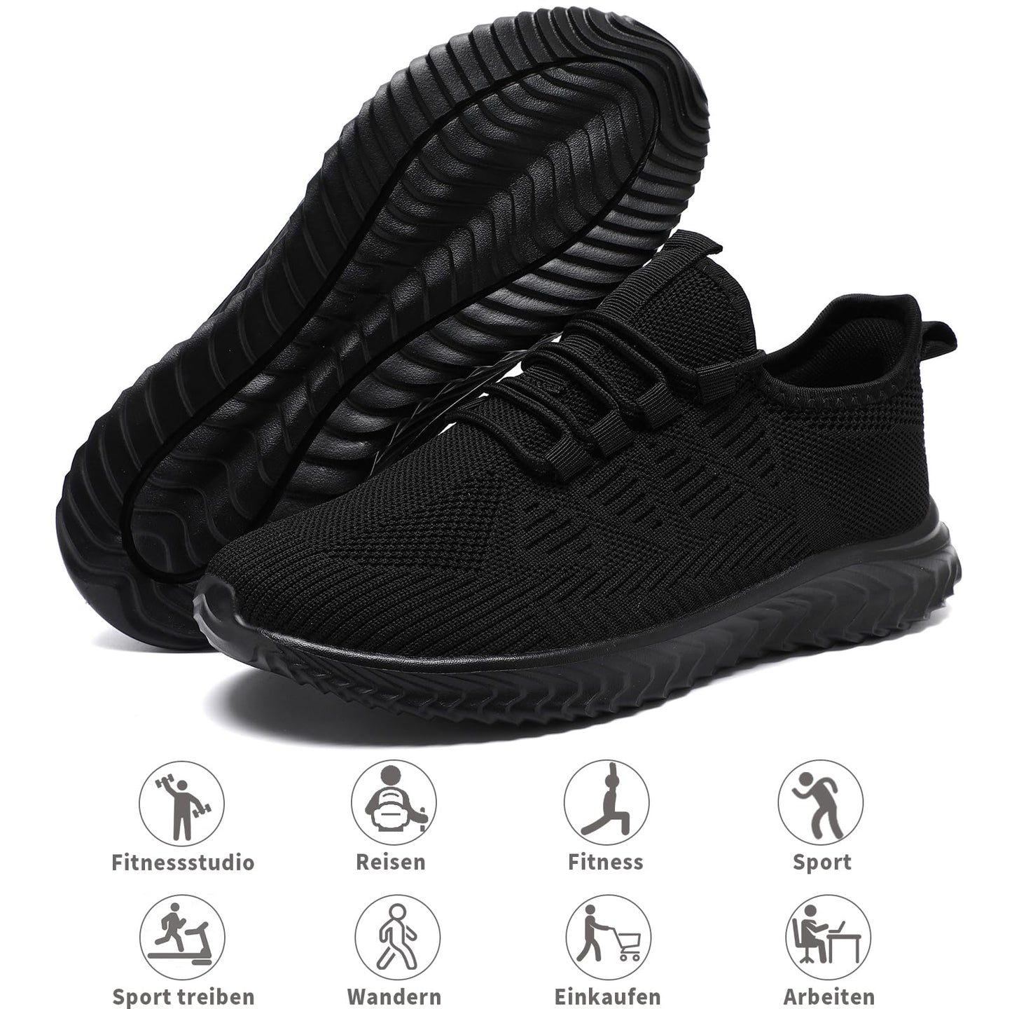 QIJGS Men’s Shoes – Slip-On Sports Sneakers