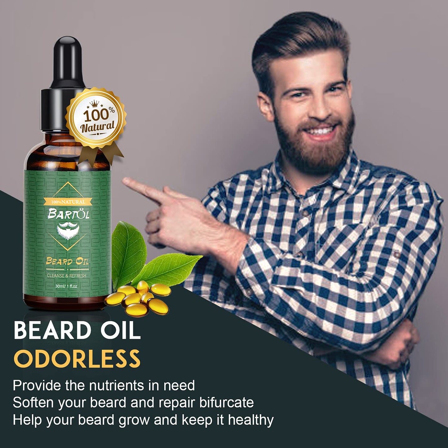 CUSMAY Bartpflege Set für Männer 9 Teilig,Geschenke Bart Set Herren mit Natürlich Bartshampoo,Bartöl,Bartbalsam,Bartkamm,Bartbürste,Bartschere, Männer Geschenkset für Vatertag Valentinstag Weih