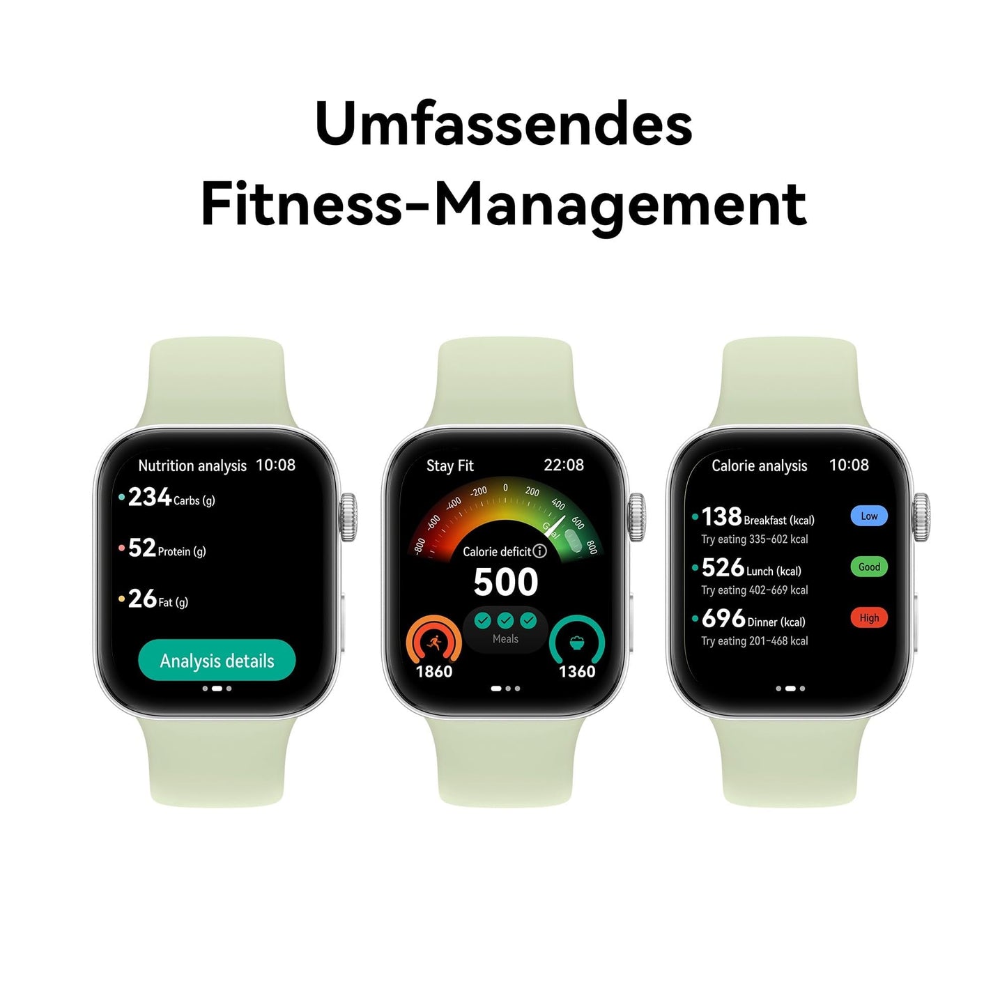 HUAWEI Watch FIT 3, Bluetooth-Anrufe, GPS,Smartwatch, Aluminum Case, iOS&Android, 1,82" AMOLED-Display, Bis zu 10 Tage Akkulaufzeit, Gesundheits&Fitness-Management, Gray Nylon【Amazon Exclusive】
