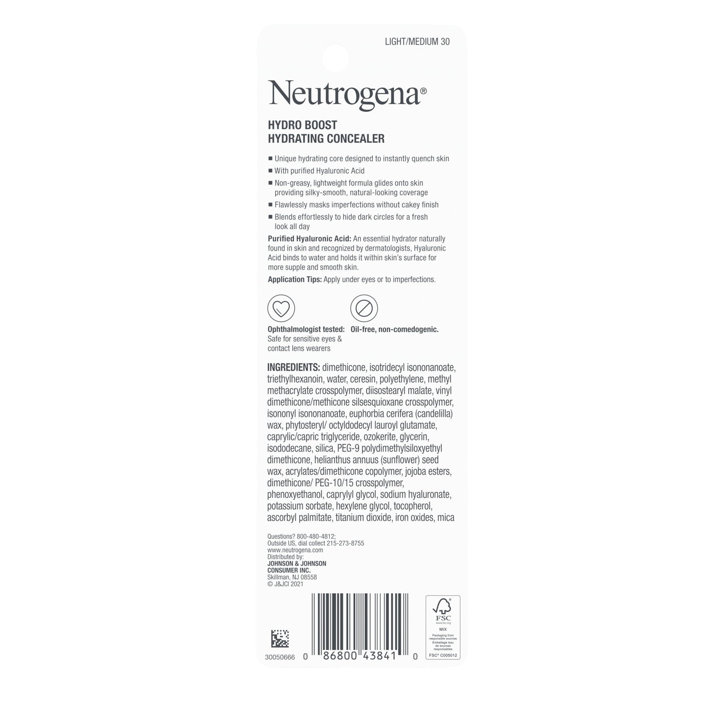 Neutrogena Hydro Boost Hydrating Concealer Stick