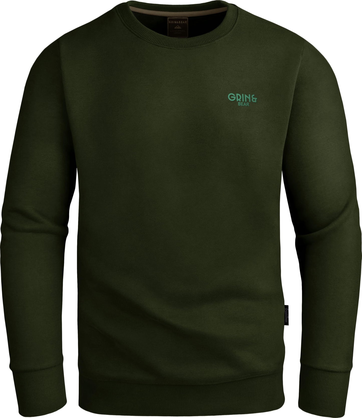 Grin&Bear Premium Men’s Sweater Sweatshirt – Long Sleeve Pullover