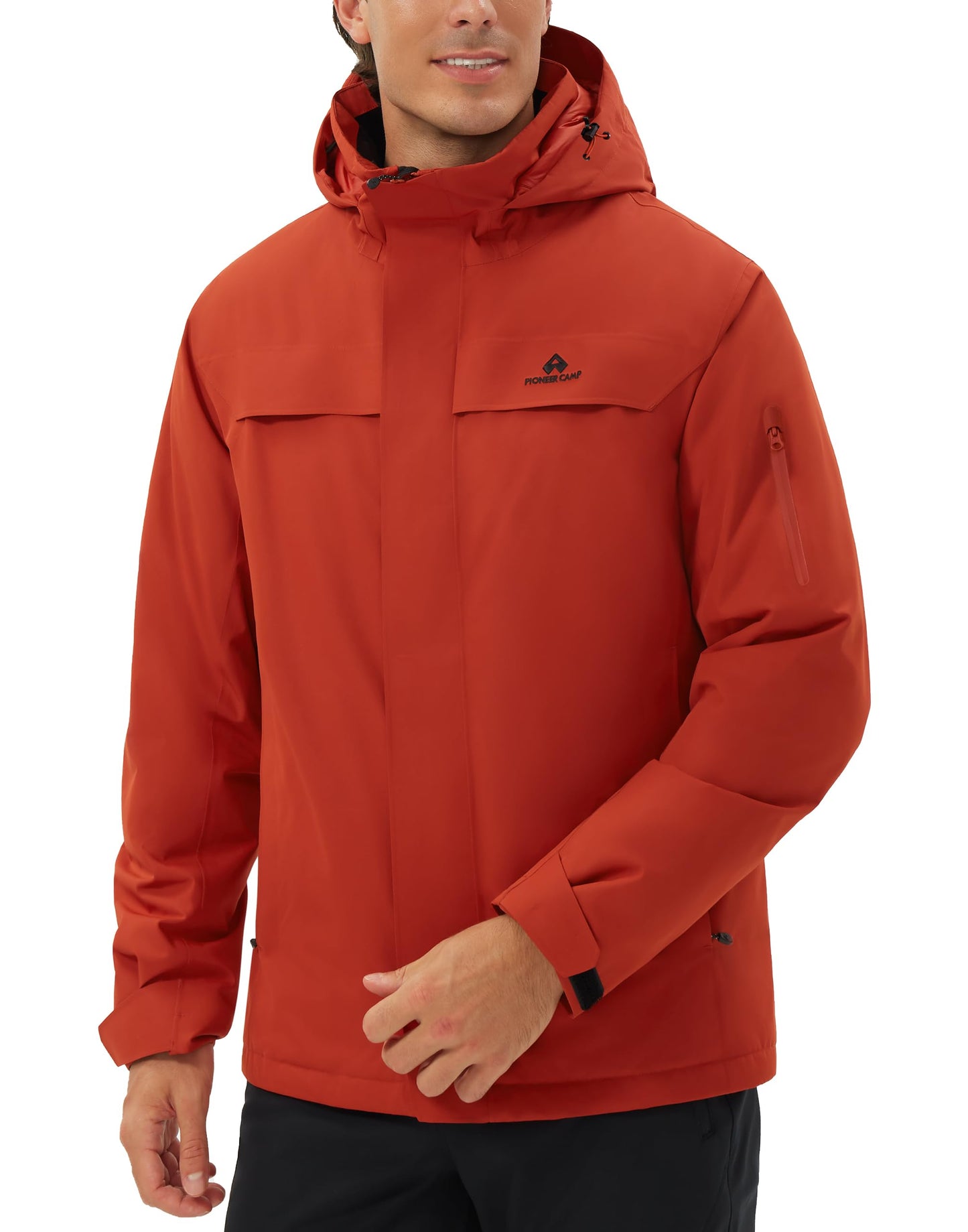 Men’s Ski Jacket – Waterproof, Warm & Breathable Snowboarding Winter Coat