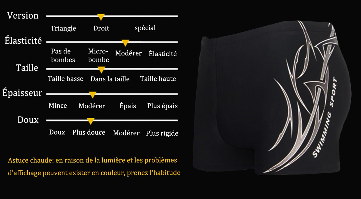 Men’s Jammer Swim Shorts – High-Tech Elastic Swimwear