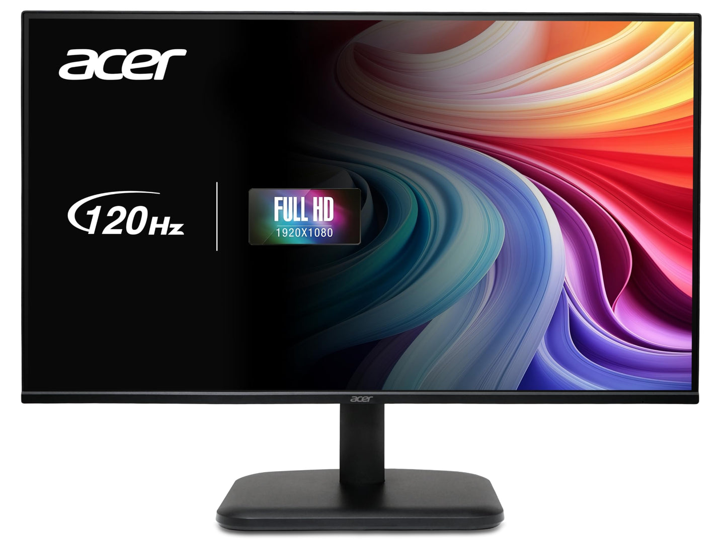 Acer EK241YH Monitor 23,8 Zoll (60 cm Bildschirm) Full HD, 100Hz HDMI, 75Hz VGA, 5ms (GTG), HDMI 1.4, FreeSync, Schwarz