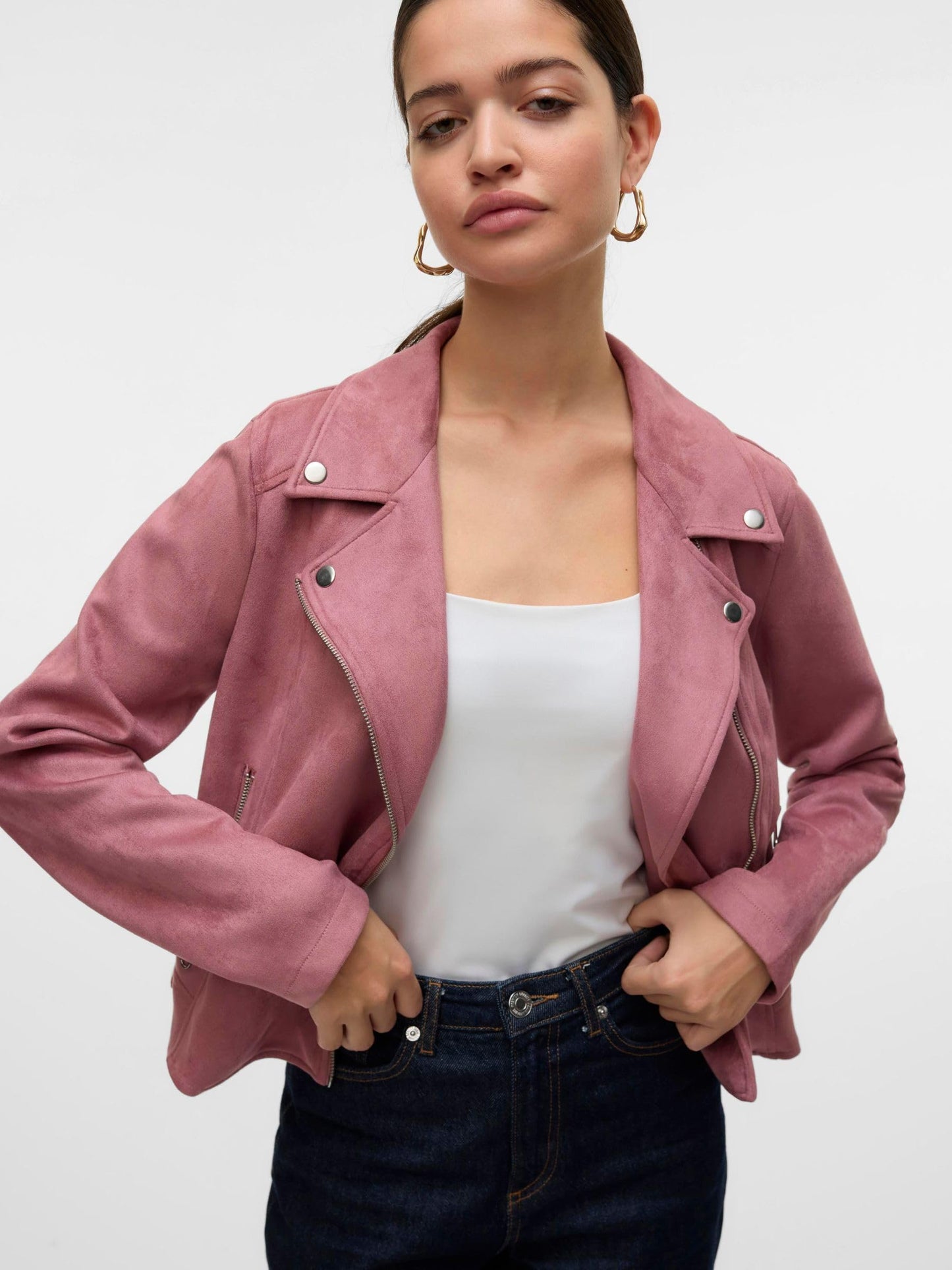 VERO MODA Women’s Vmjose Faux Suede Jacket