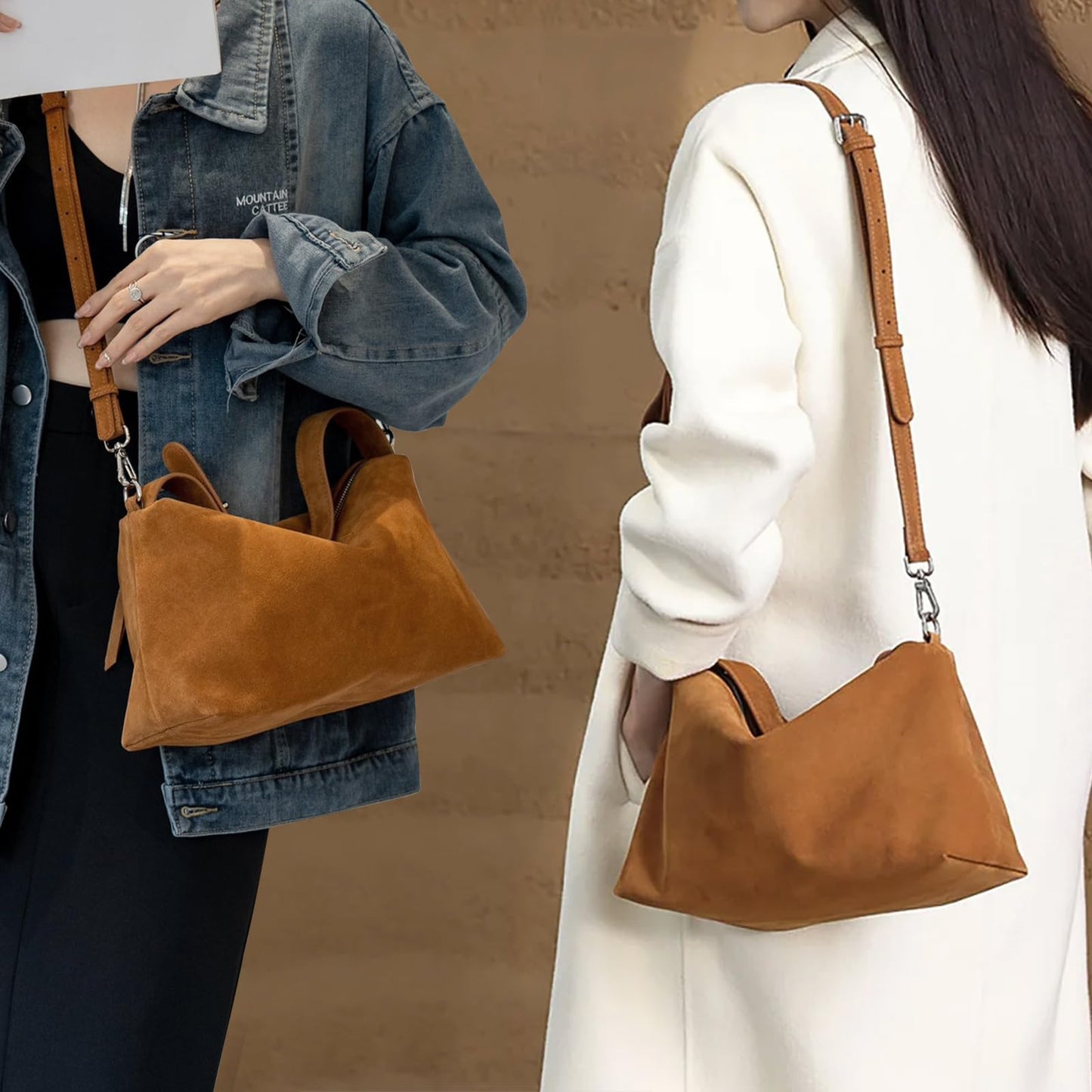 DONNAIN Leather Crossbody Bag