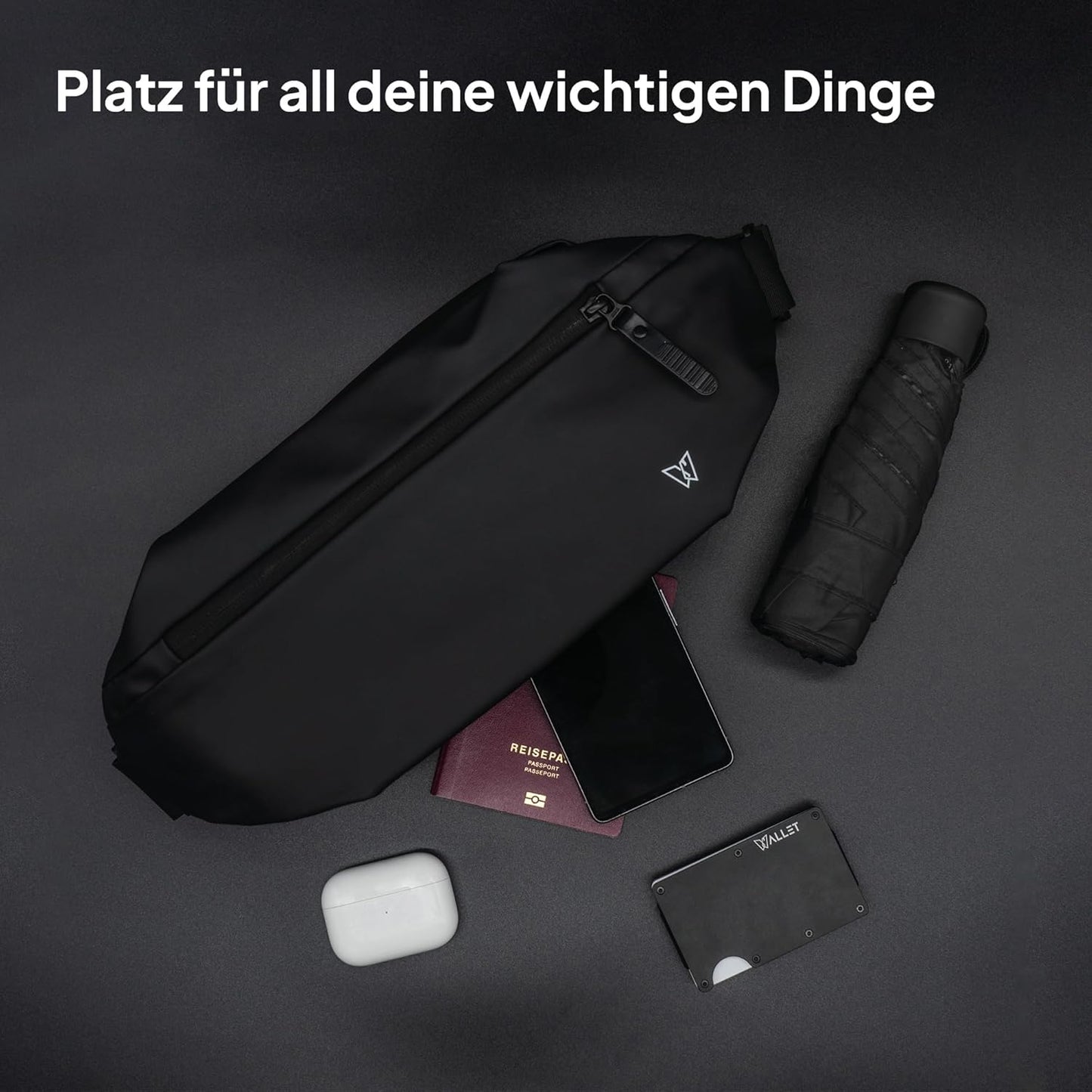 XXL Waist Bag for Women & Men – Large Belt Bag with Multiple Pockets