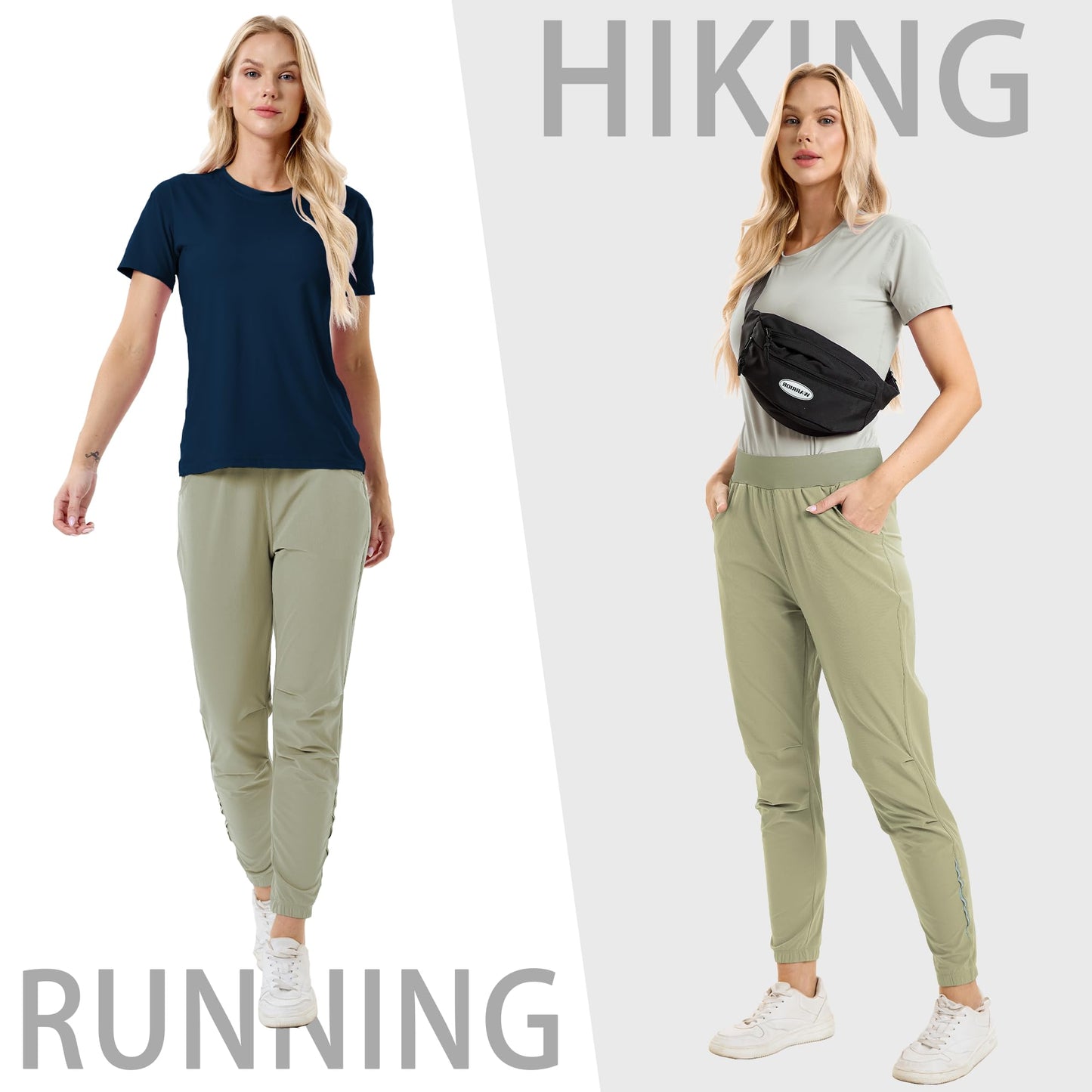 Women’s Jogging Pants – Athletic Sweatpants, Scrub Joggers for Workout