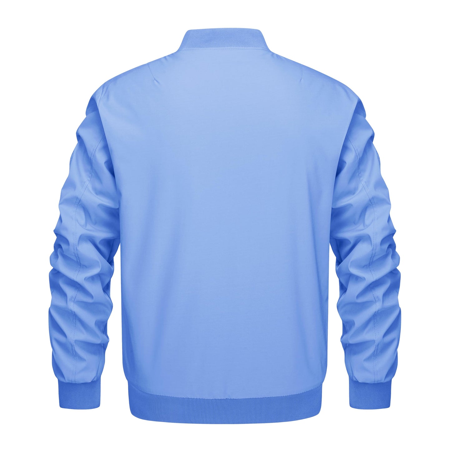 KEFITEVD Men’s Bomber Jacket – Casual Windproof Zip-Up Jacket