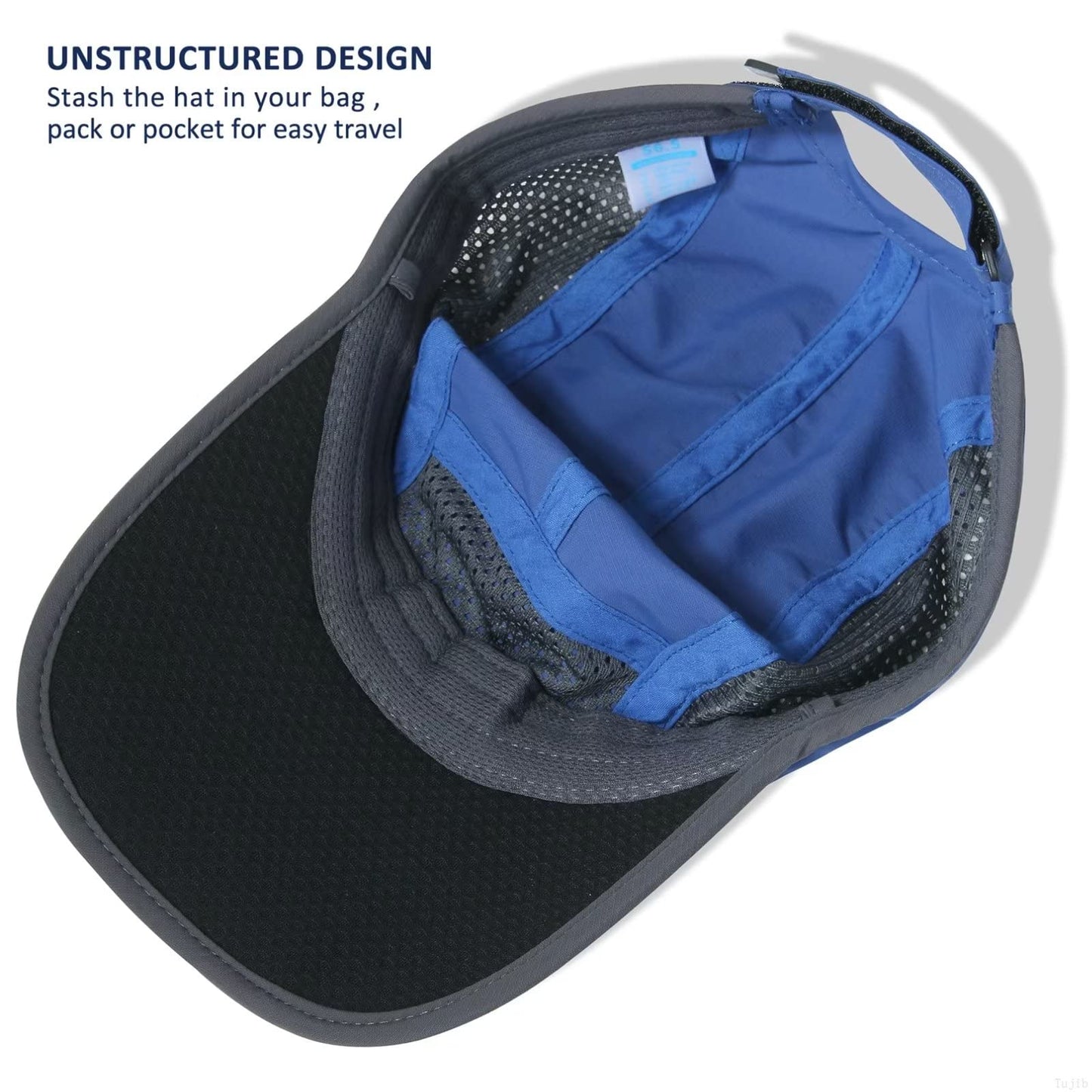 GADIEMKENSD Folding Outdoor Hat UPF 50+ Sun Protection Mesh Sport Hat