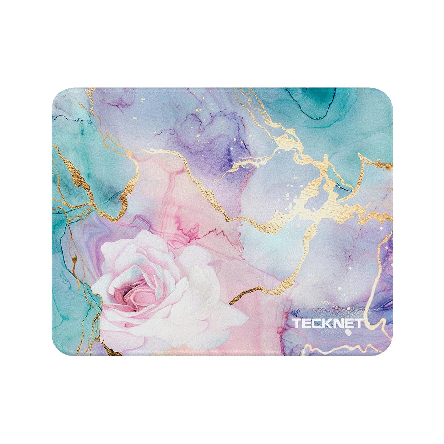TECKNET Mauspad, 280 x 210 mm Gaming Mousepad mit Wasserdicht und Rutschfester Gummi für PC-Büro, Arbeit, Gaming, Studium, Laptop, Computer, Zuhause-Schwarz