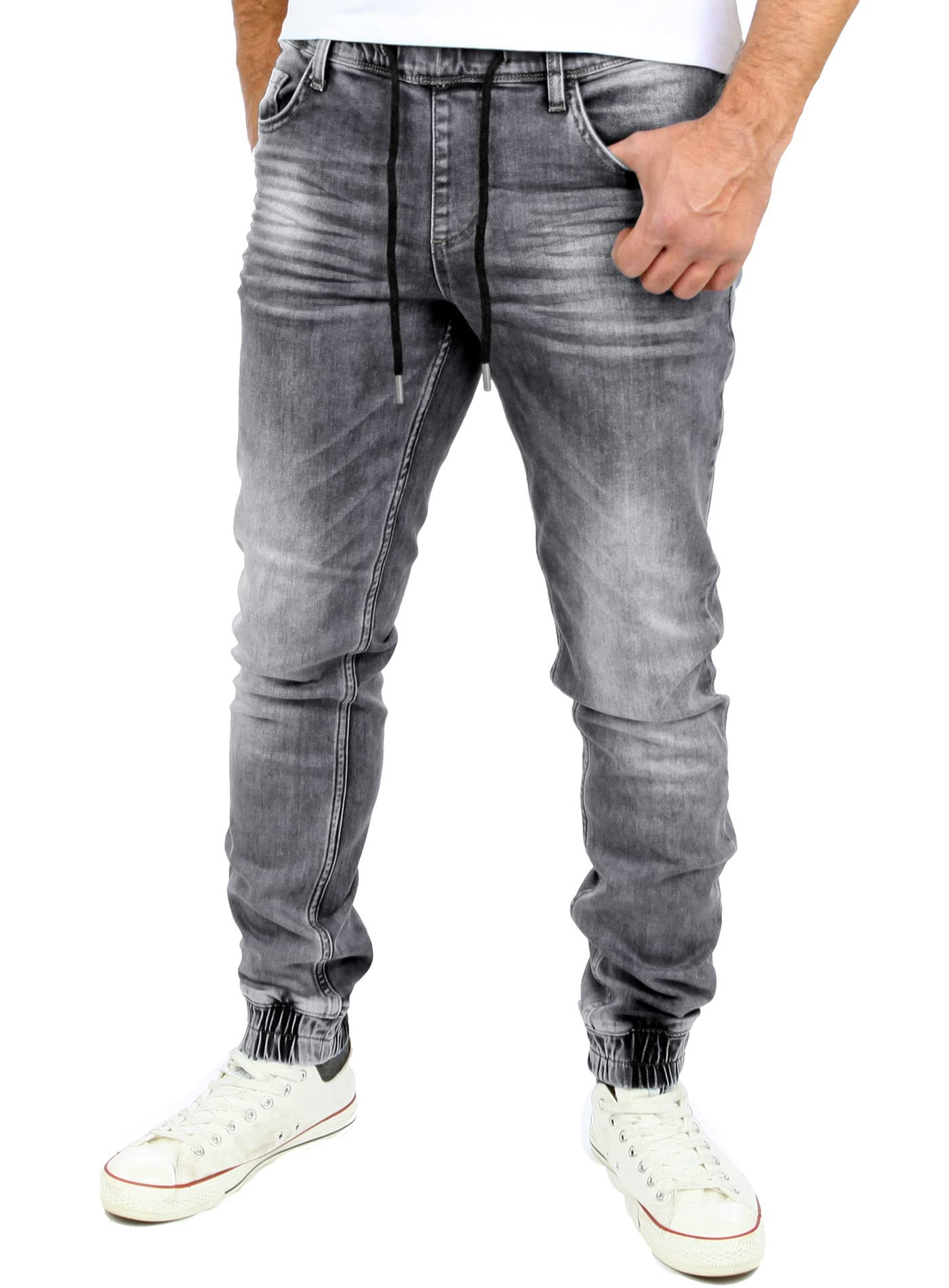 Reslad Men’s Slim Fit Jogger Jeans
