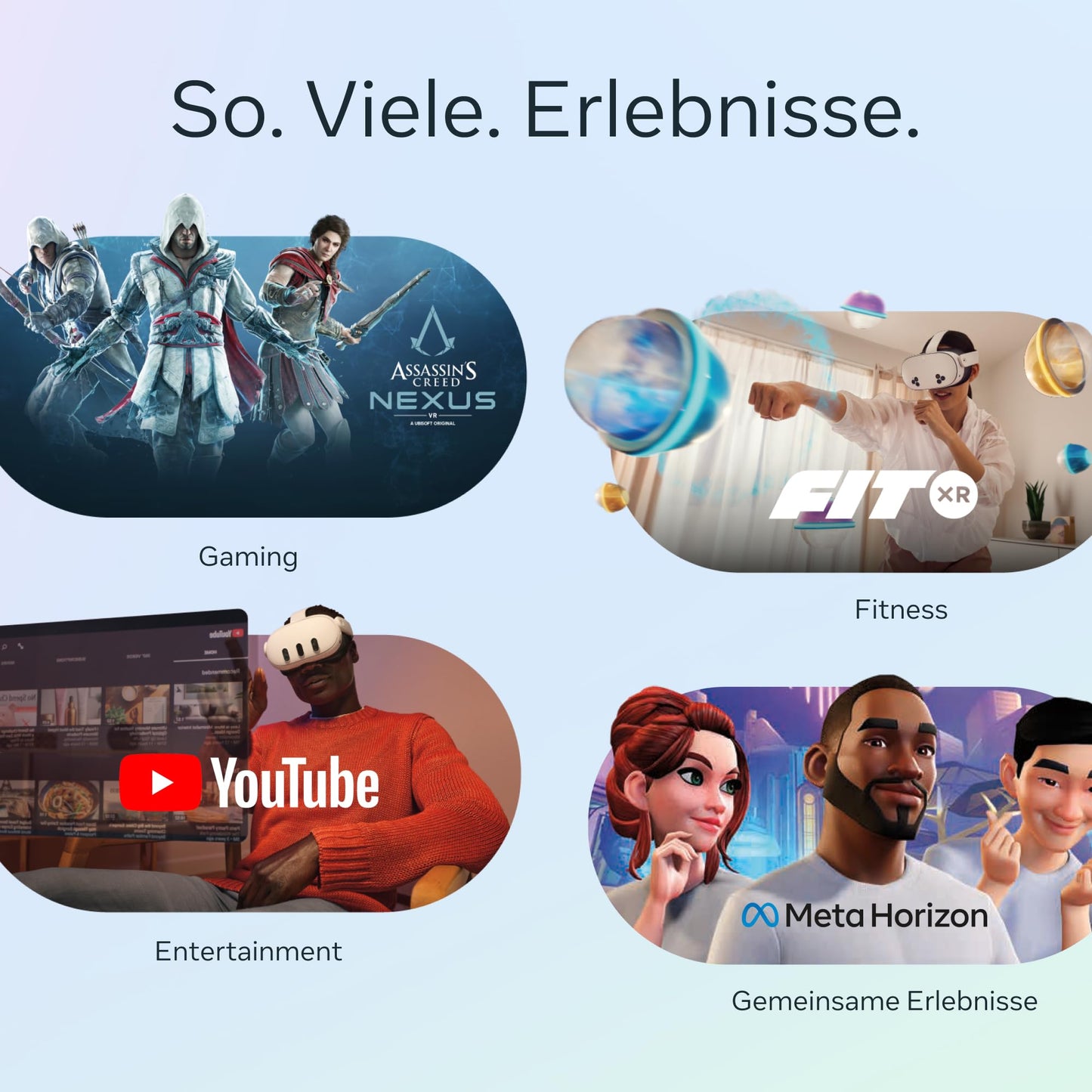 Meta Quest 3 512 GB – die leistungsstärkste Quest – ultimative Mixed-Reality-Erlebnisse – All-in-One-Headset mit Controllern, 4K-Auflösung + Infinite Display