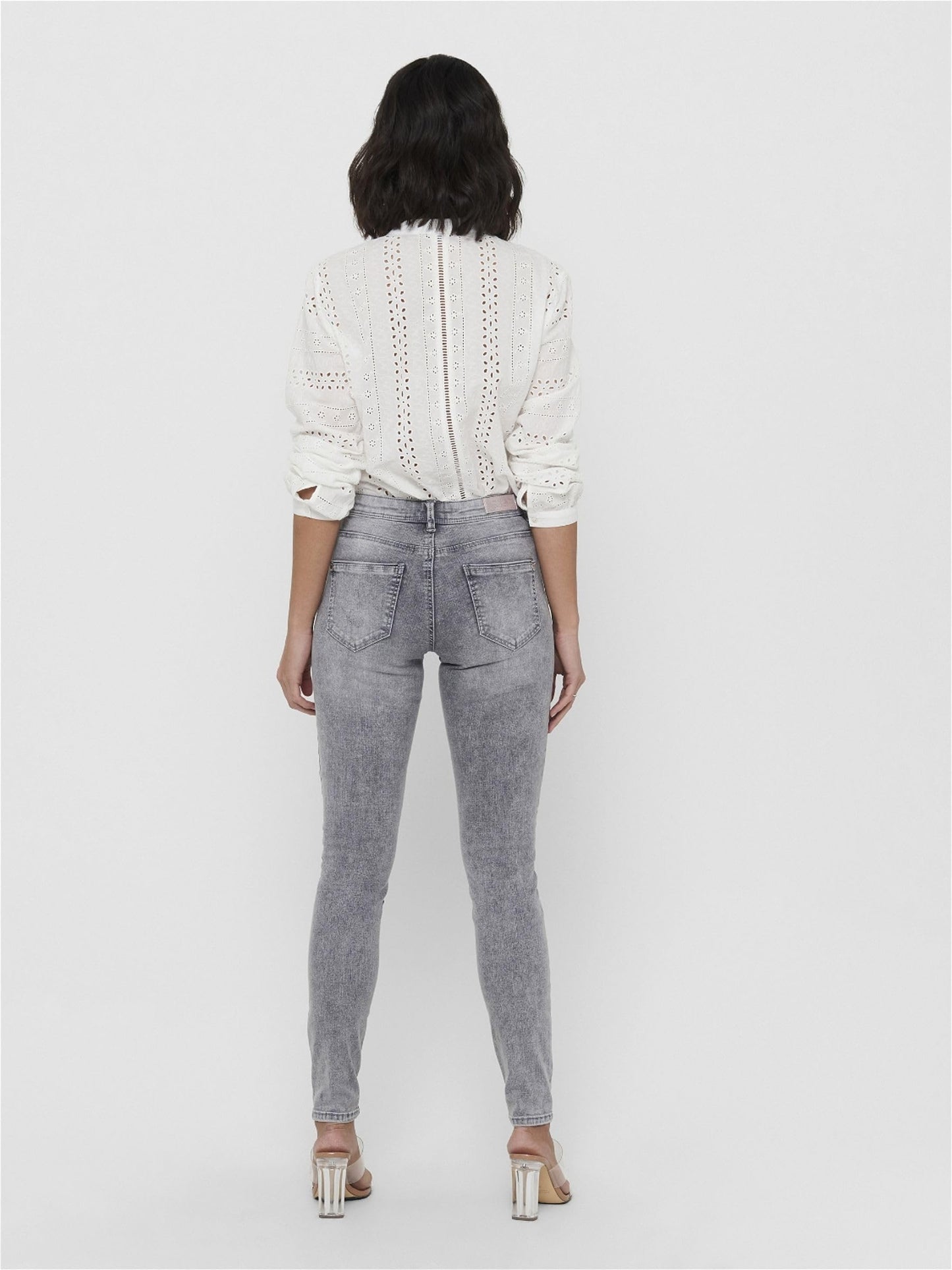 ONLY Women’s ONLWAUW Mid-Rise Skinny Fit Jeans