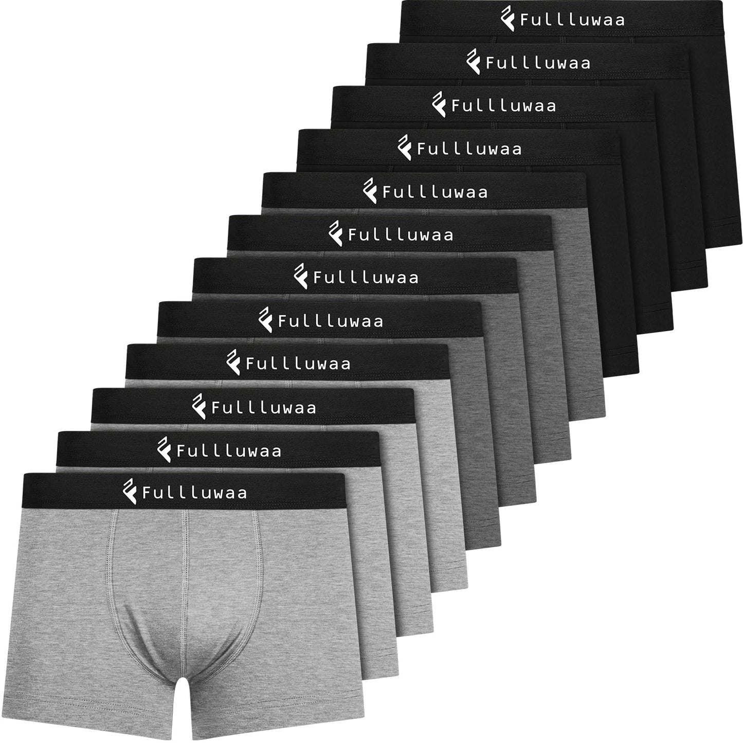 Fullluwaa Boxershorts for Men, 12-Pack