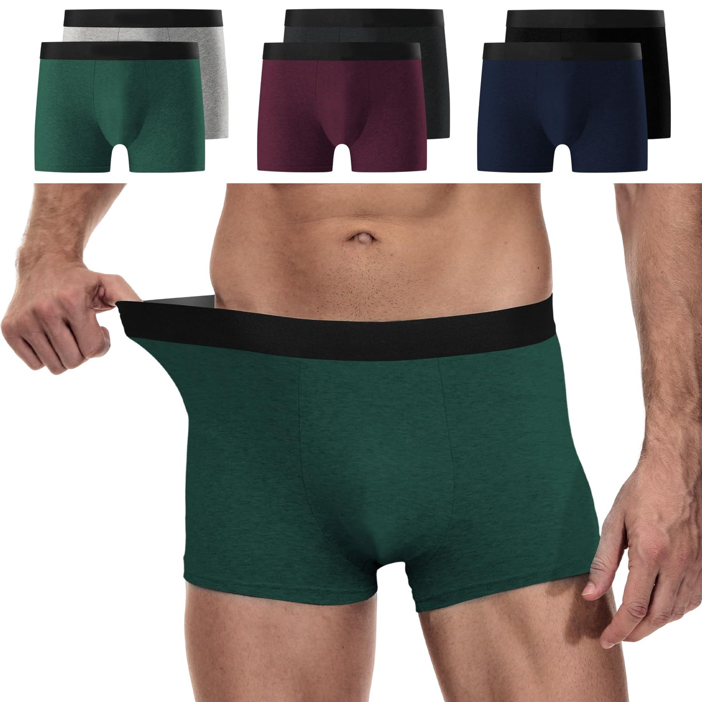 YouShow Men’s Boxer Shorts 6-Pack