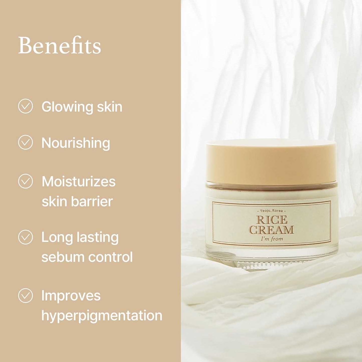 I’m From Rice Cream – 41% Rice Bran Essence Moisturizer