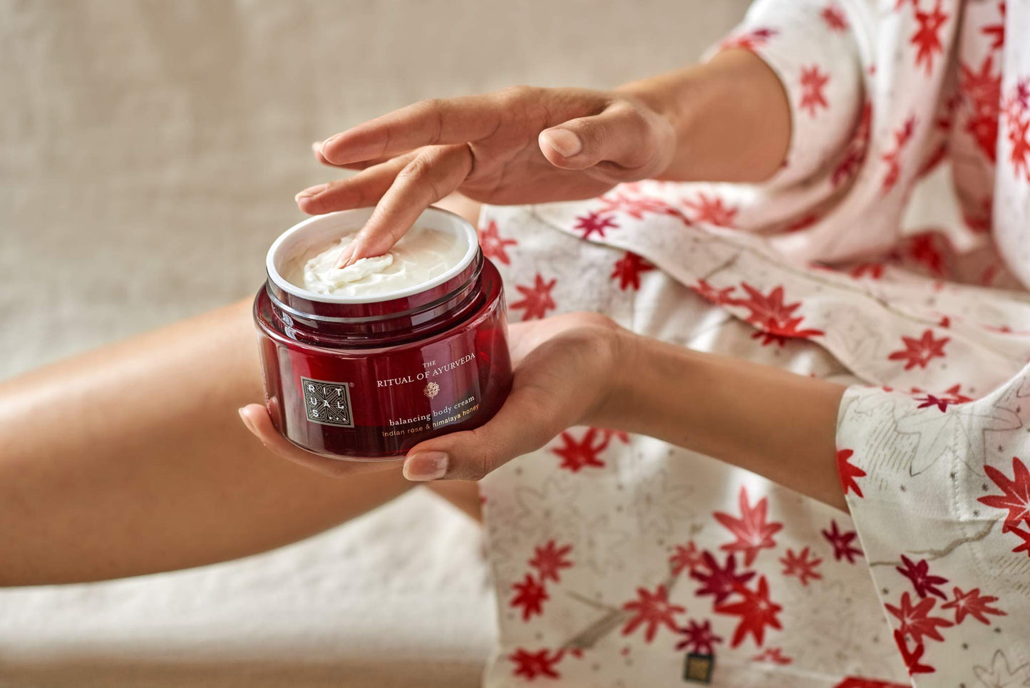 RITUALS The Ritual of Ayurveda Body Cream Soothing & Nourishing Care with Indian Rose Sweet Almond Oil & Himalayan Honey
