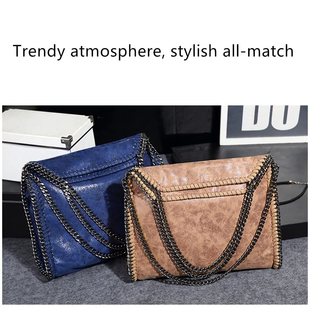 Women’s Chain Crossbody Bag – Large Hobo Shoulder Bag