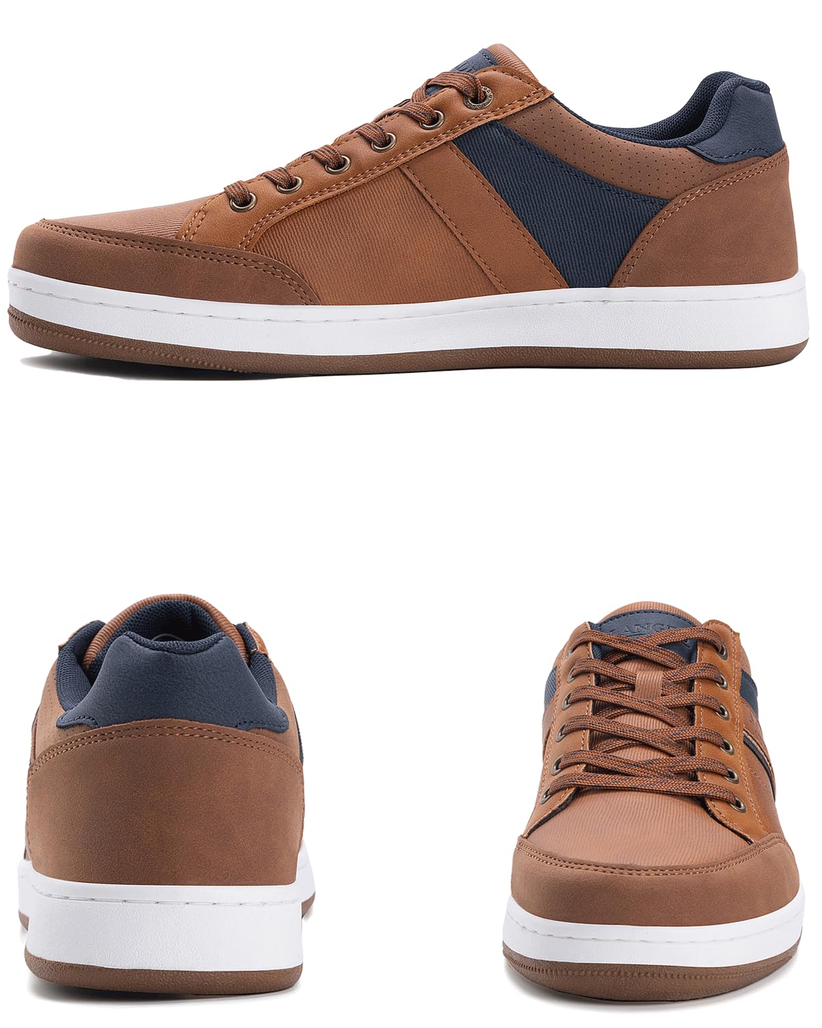 LANGDU Men’s Casual Sneakers – Lightweight Breathable Walking Sports Shoes