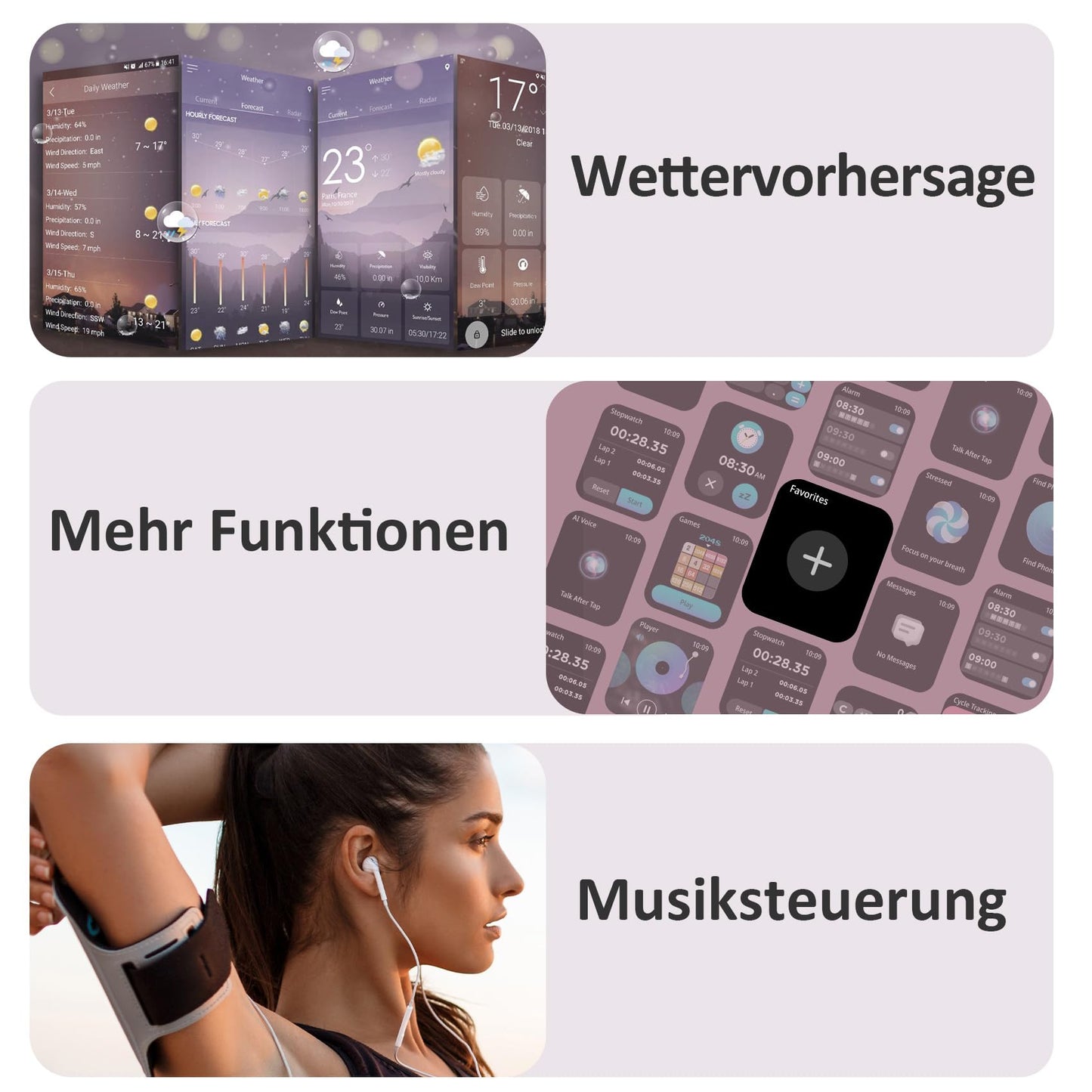 Blackview Smartwatch Herren Damen mit Telefonfunktion(Anrufe tätigen/empfangen)/Message Reminder, Sportuhr mit 100+Sportmodi, Fitnessuhr,Puls-Schlaf-Monitor, Schrittzähler, Smart Watch für Android iOS