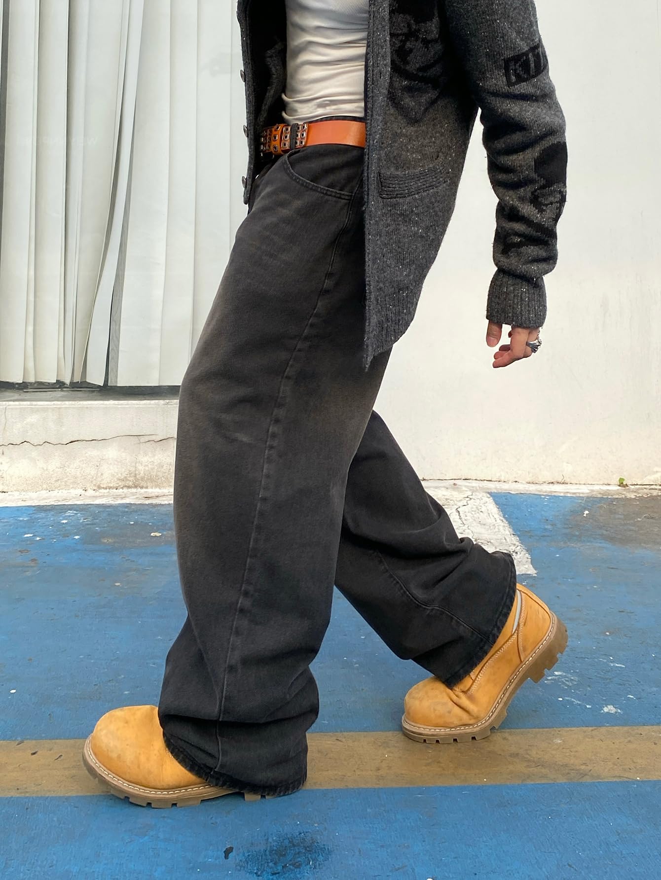 Zewool Men’s Baggy Hip Hop Jeans