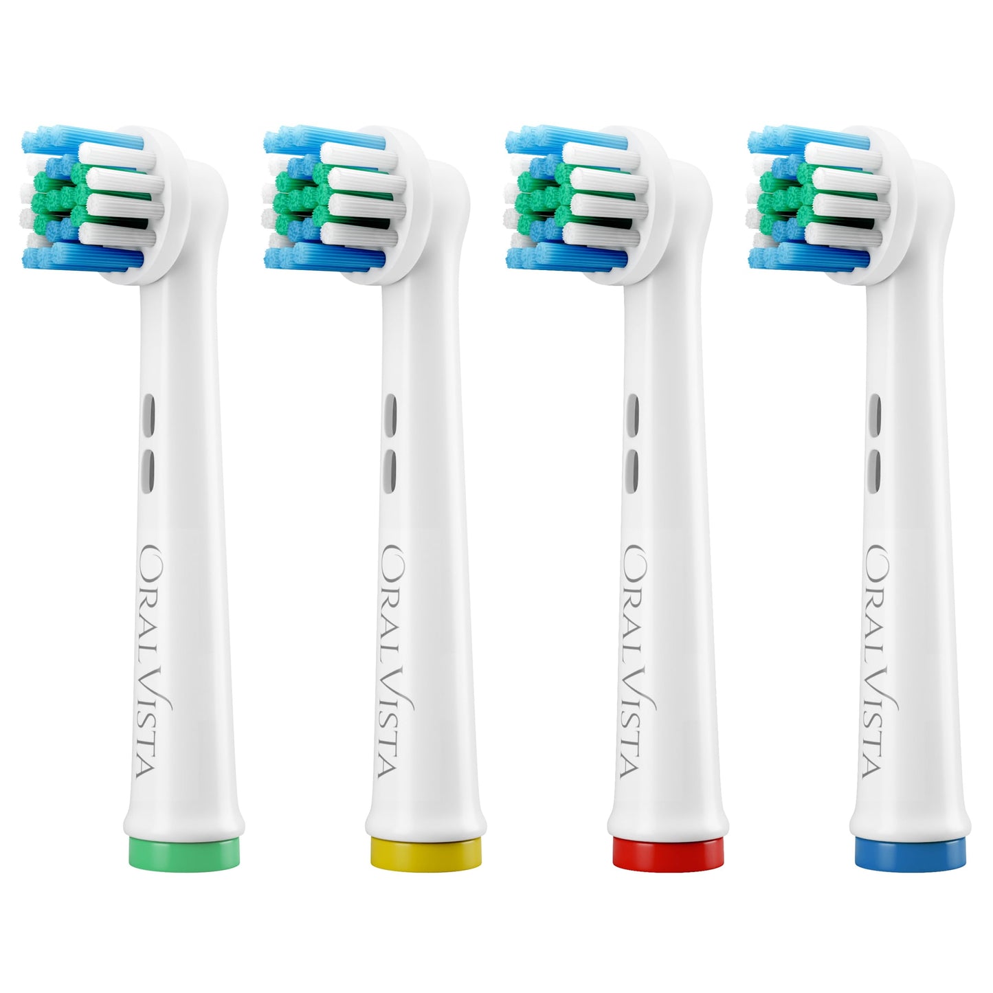 OralVista Elektrische Zahnbürstenköpfe, 8er-Pack kompatibel mit Oral B Aufsteckbürsten, Zahnbürstenaufsatz Oral B für empfindliches Zahnfleisch, tiefe Reinigung, Hochwertige Borsten einfache Passform