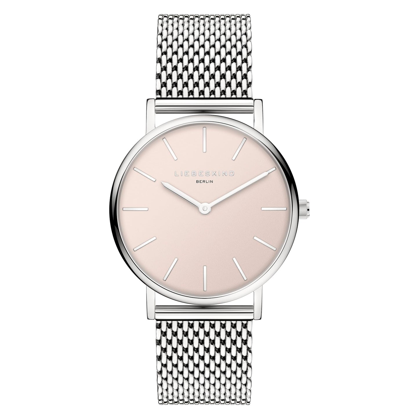 Liebeskind Berlin stainless steel watch with adjustable mesh strap