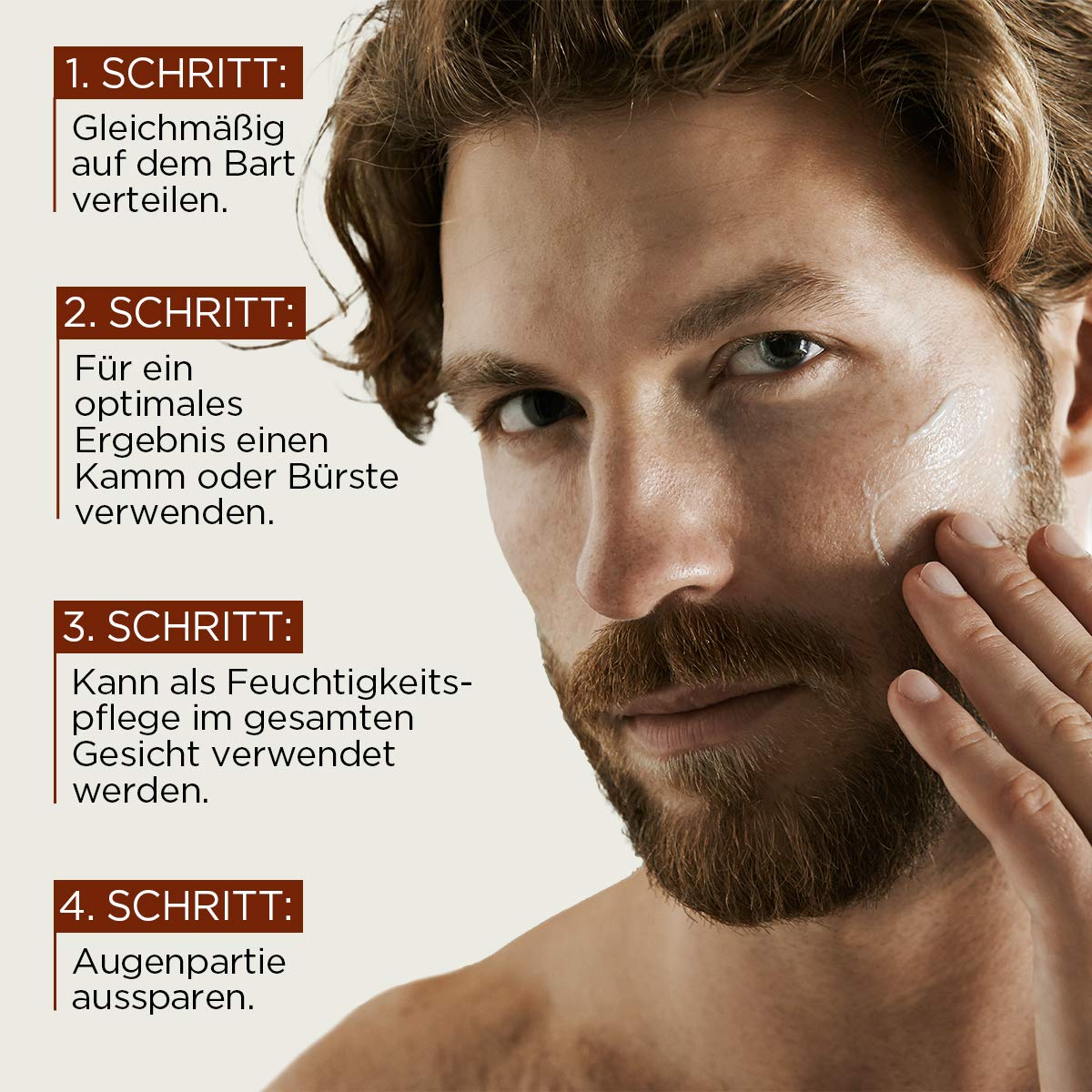L'Oréal Men Expert Bartbalsam Bart + Haut für Männer, Unterstützung beim gesunden Bartwachstum, Bartpflege für Herren mit ätherischem Zedernholzöl, Barber Club, 1 x 50 ml