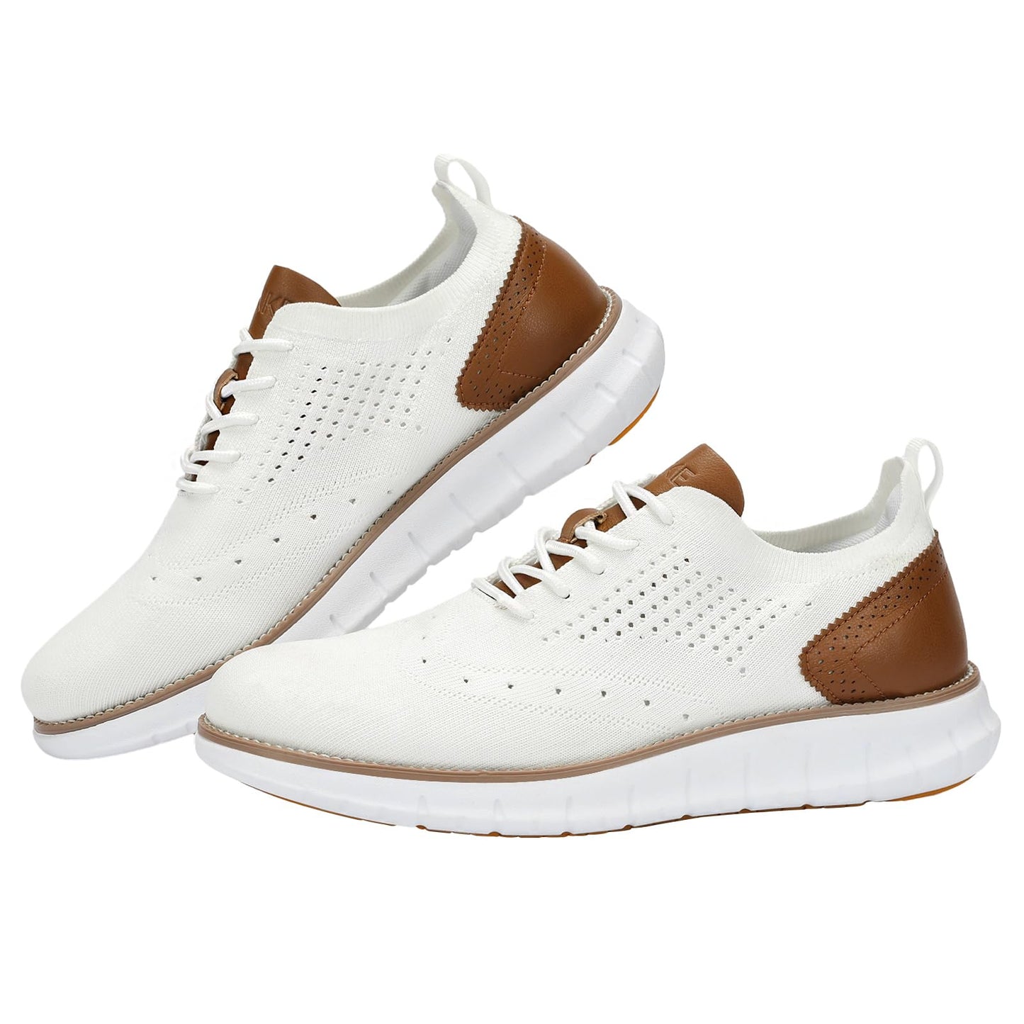 SVNKE Men's Dress Shoes – Breathable Knit Oxfords for Wedding & Casual Wear