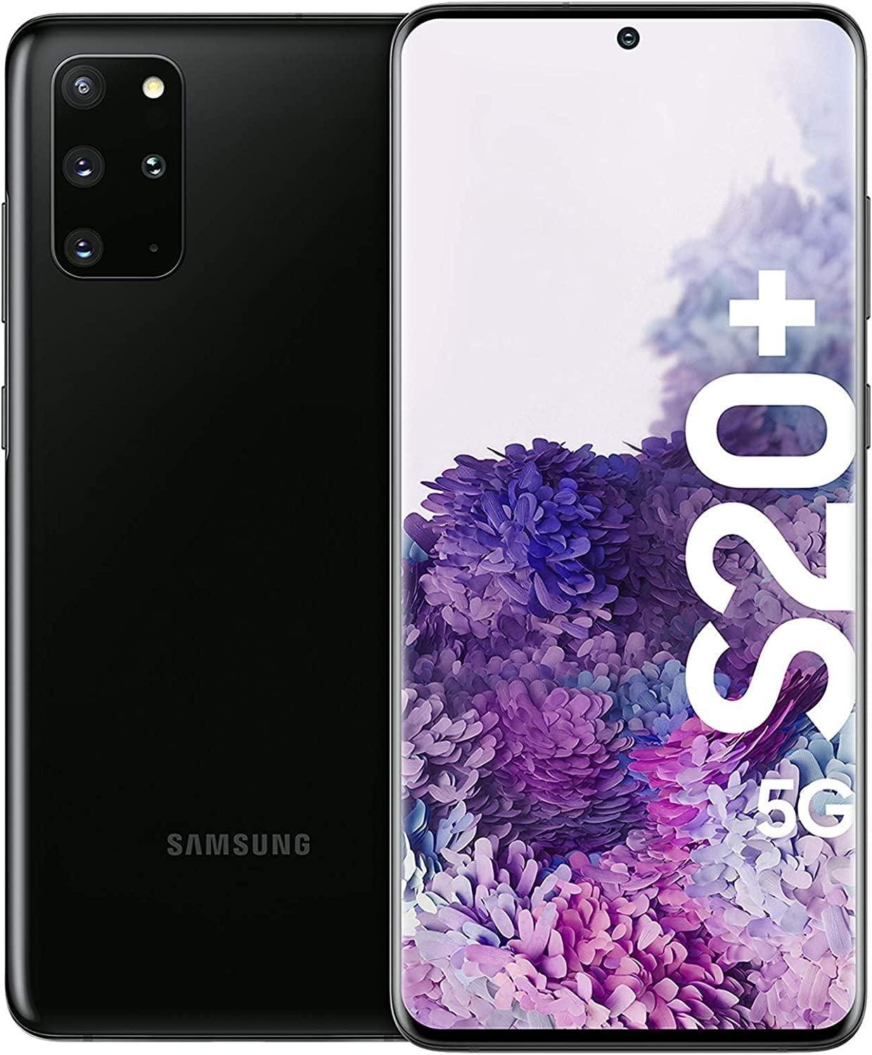 Samsung Galaxy S20+ 5G Smartphone, 128GB, Cosmic Black, Android