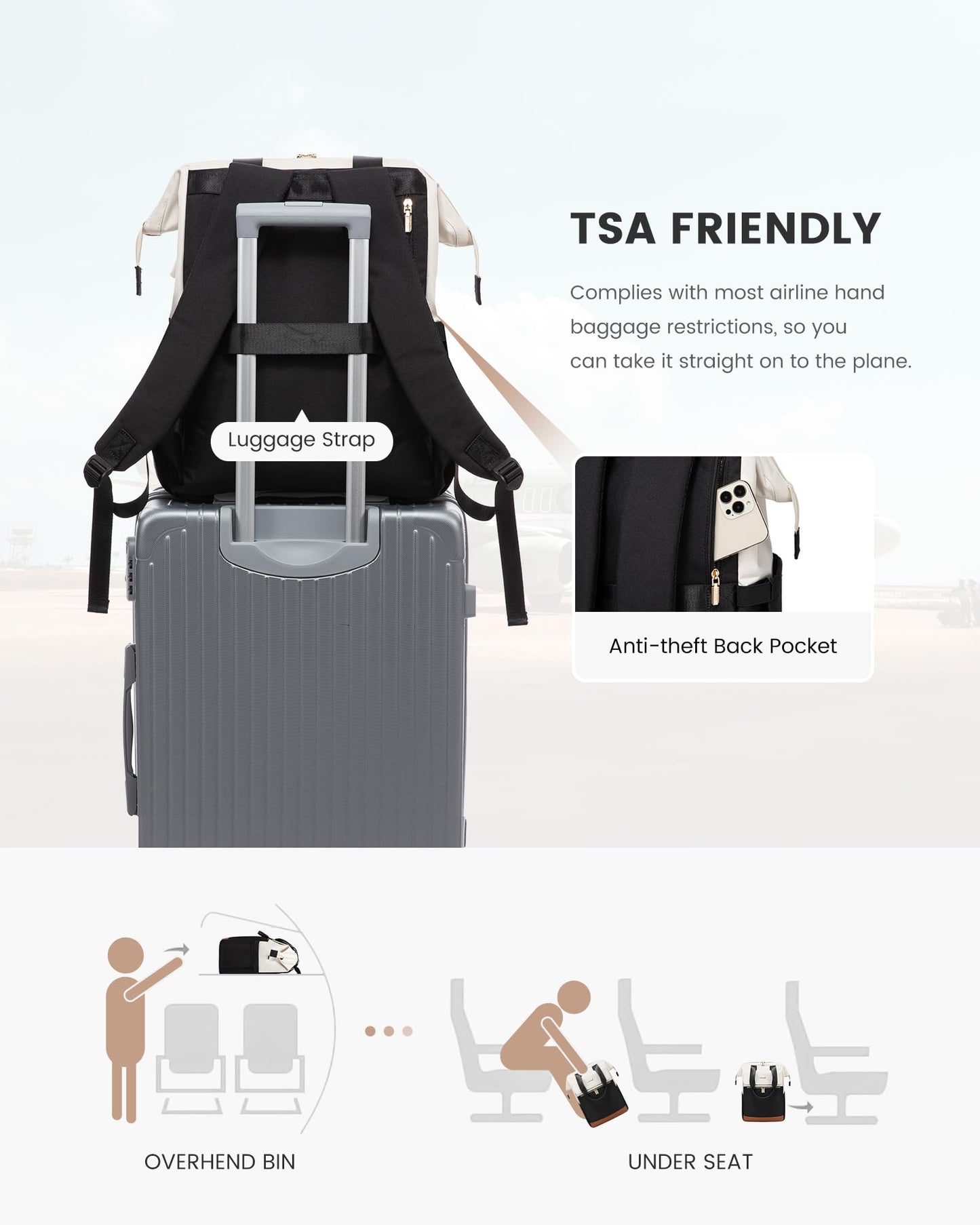 LOVEVOOK Women’s Laptop Backpack