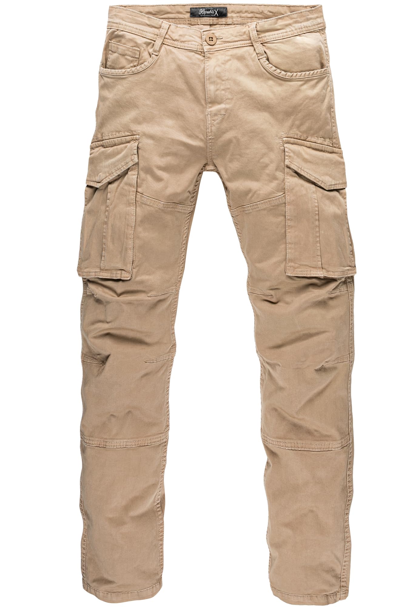 REPUBLIX Men’s Cargo Jogger Chino Jeans