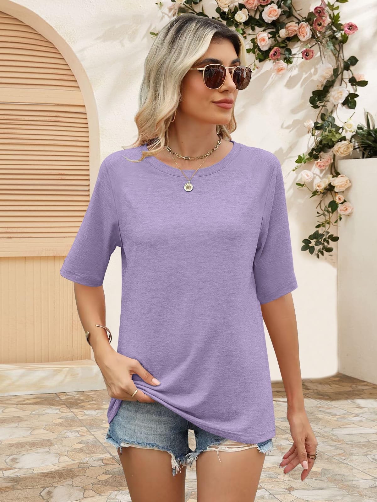 Minetom Women’s Half Sleeve T-Shirt