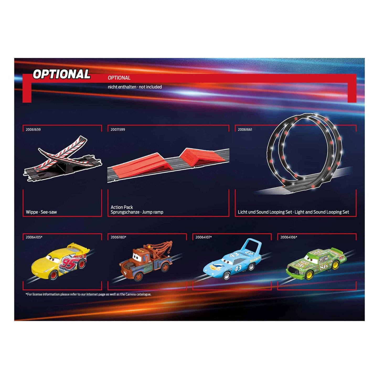 Carrera - 20062477 - Carrera GO!!! Disney Pixar Cars - Neon Nights Rennbahn-Set I Rennbahnen und lizensierte Slotcars | bis zu 2 Spieler | Für Jungs und Mädchen ab 6 Jahren & Erwachsene
